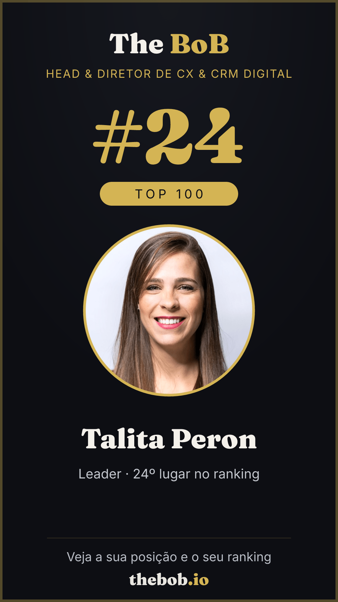 Selo The BoB · Talita Peron