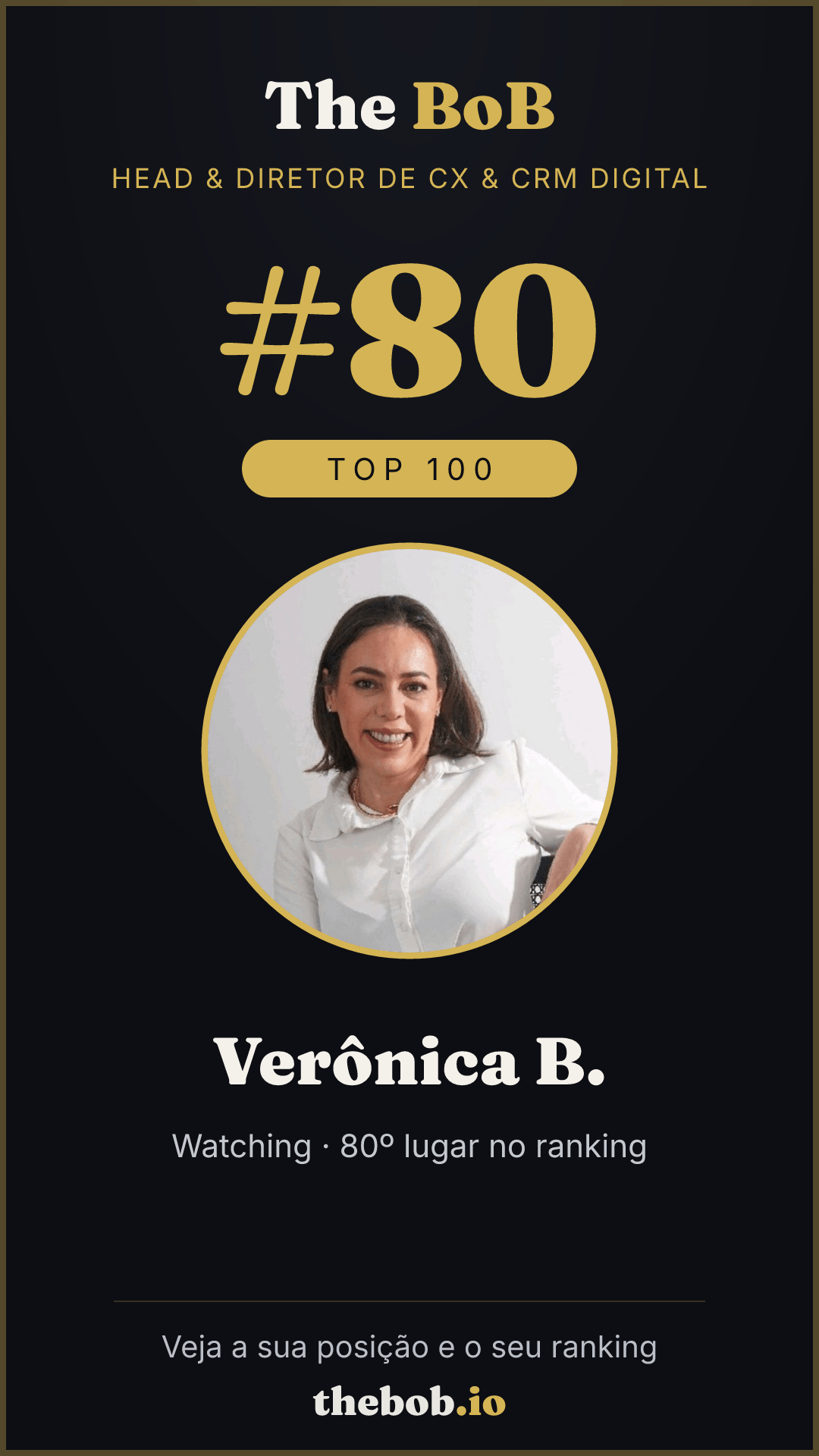 Selo The BoB · Verônica B.