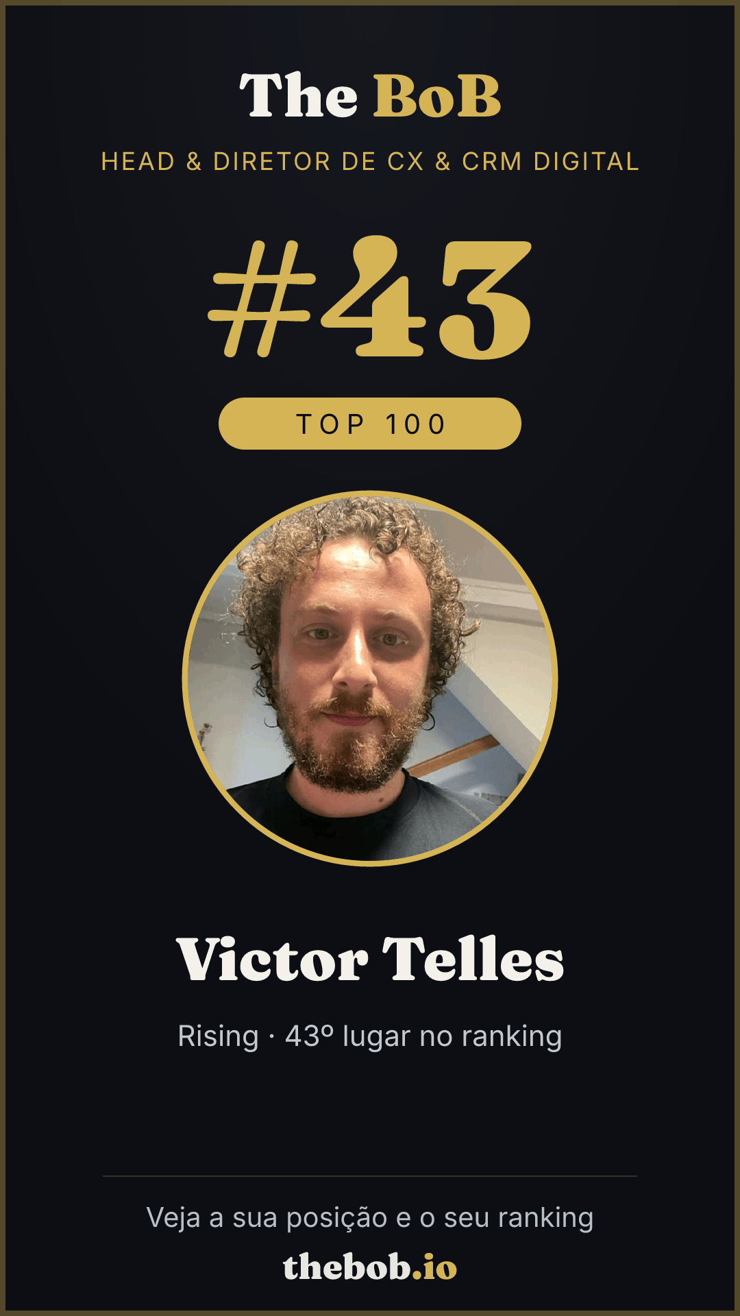 Selo The BoB · Victor Telles