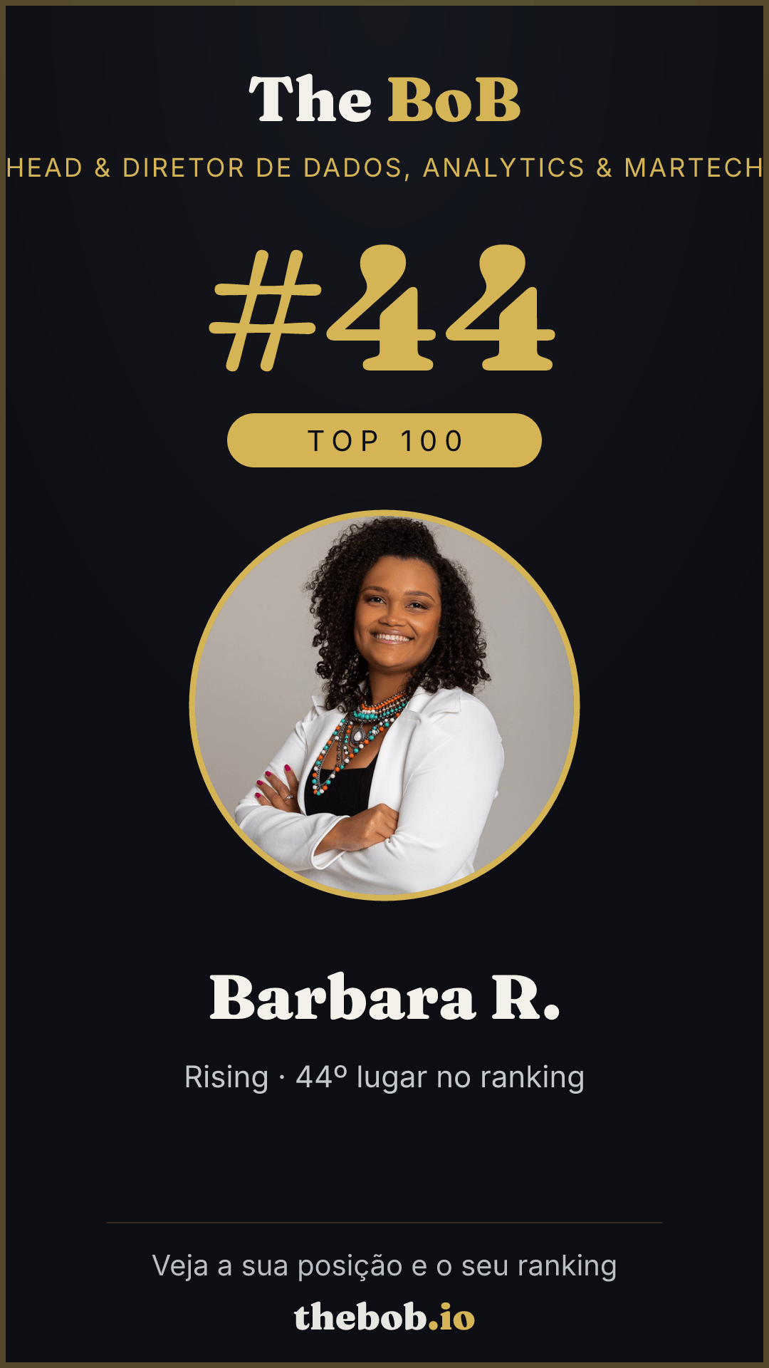 Selo The BoB · Barbara R.