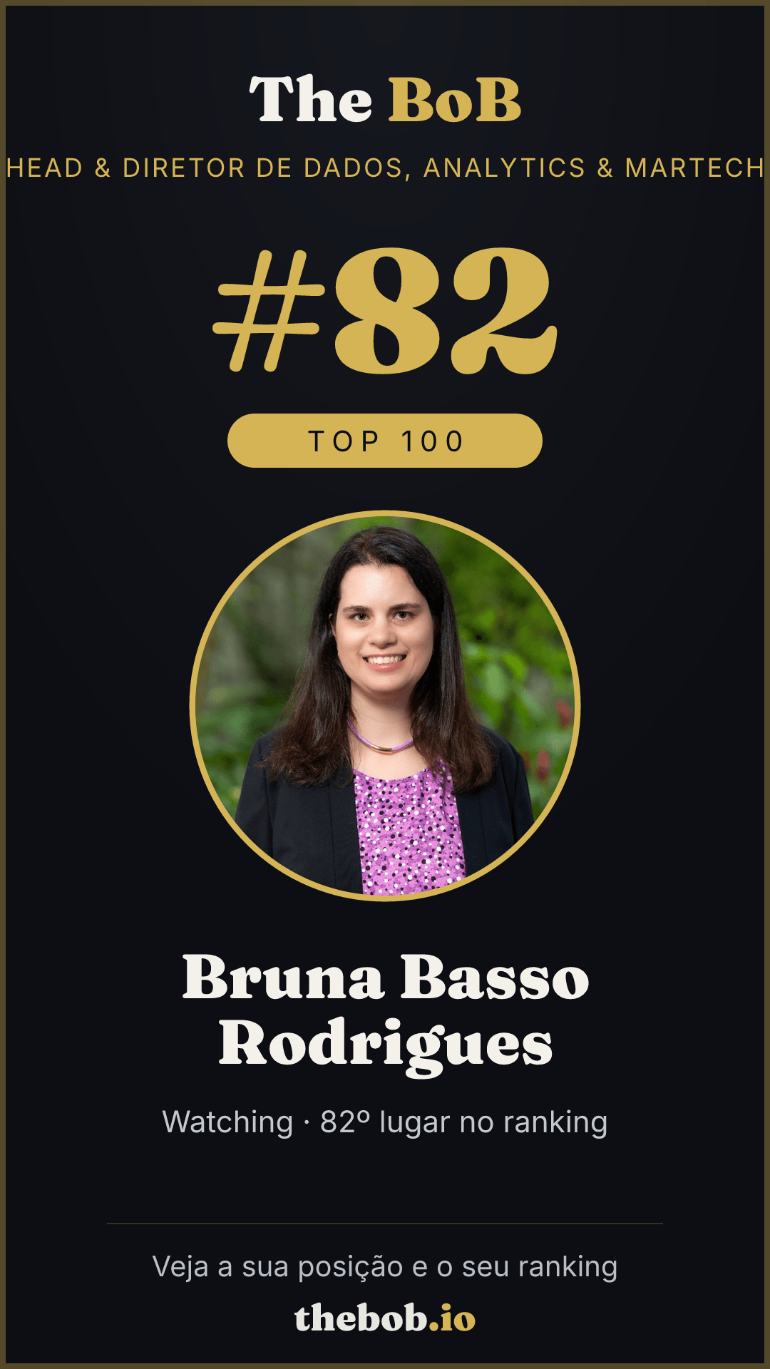 Selo The BoB · Bruna Basso Rodrigues