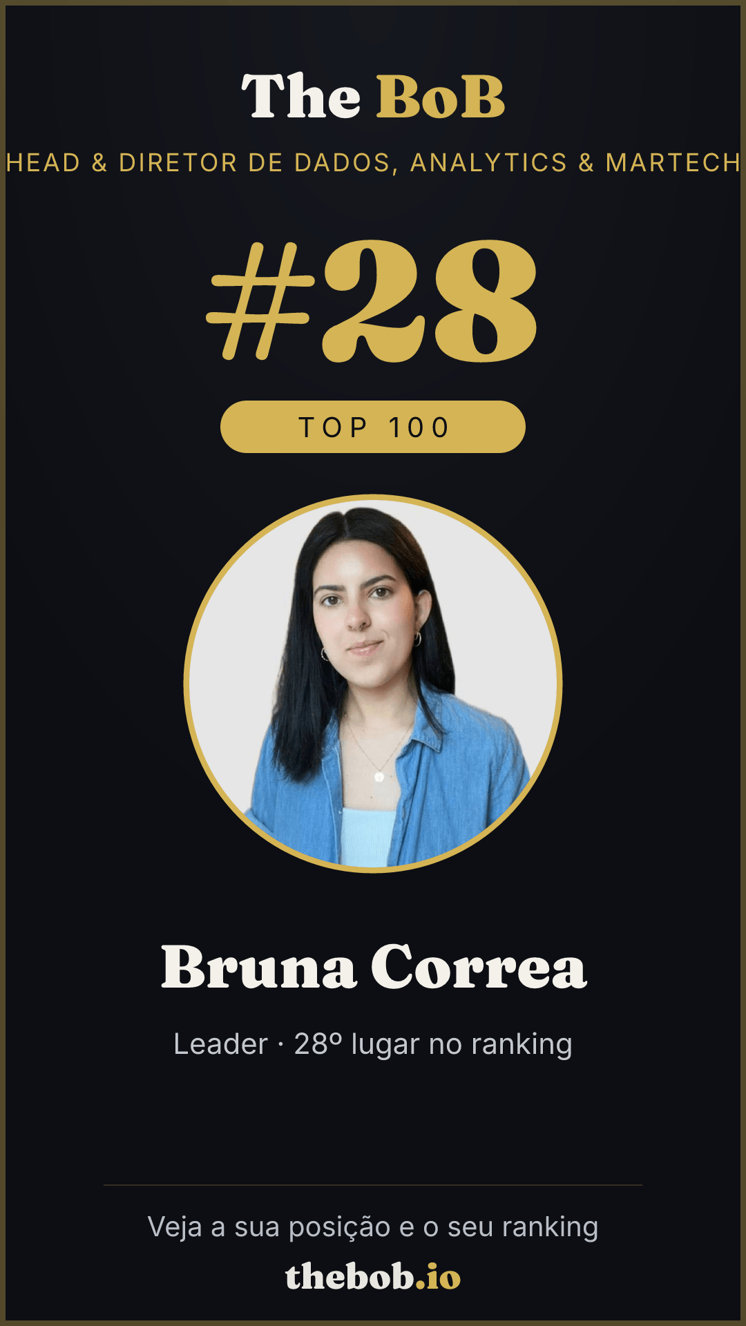 Selo The BoB · Bruna Correa