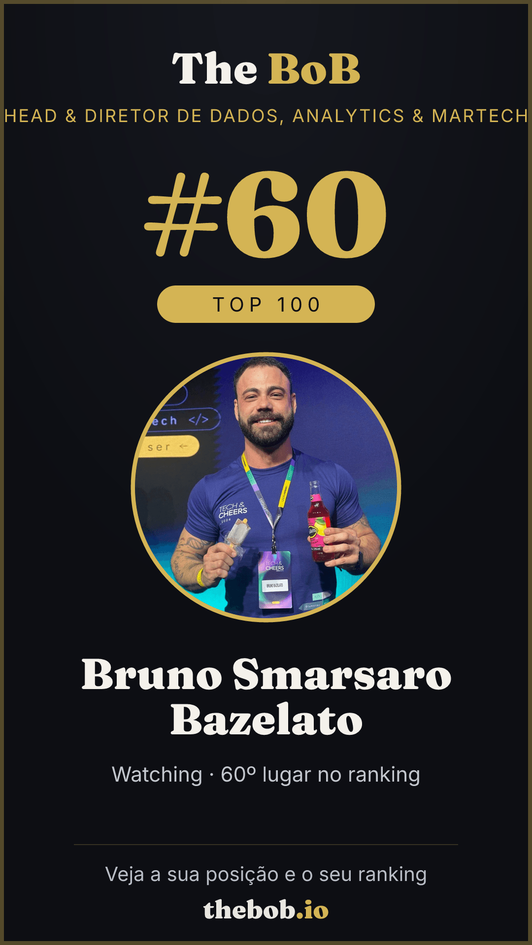 Selo The BoB · Bruno Smarsaro Bazelato