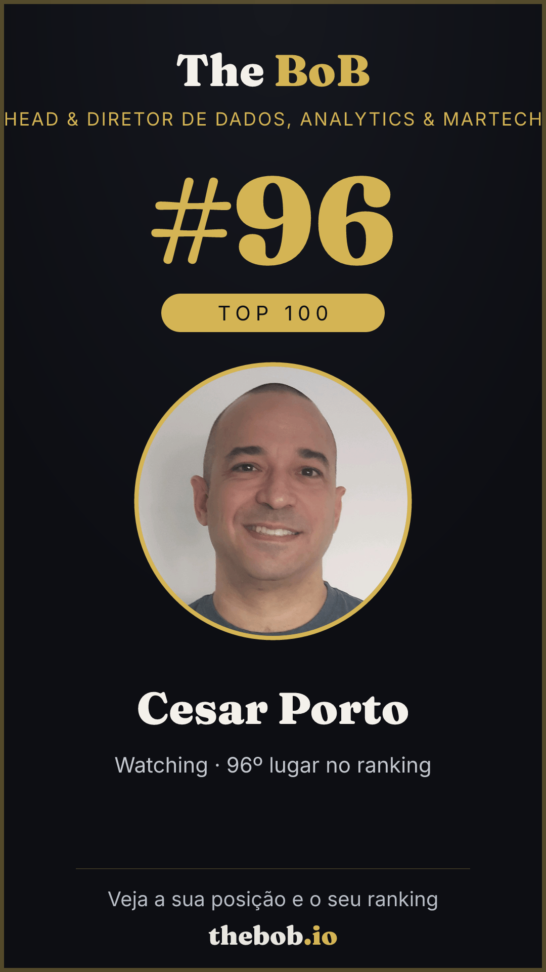 Selo The BoB · Cesar Porto