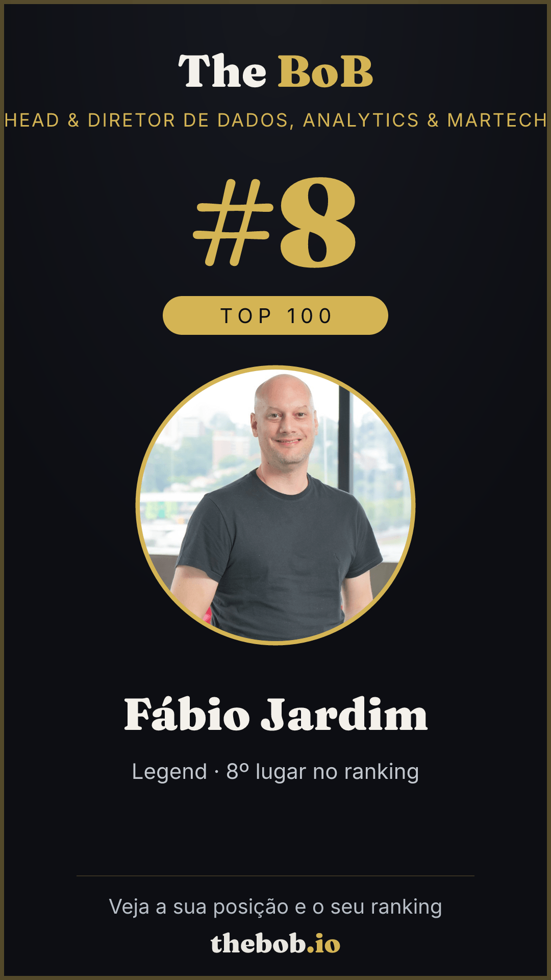 Selo The BoB · Fábio Jardim