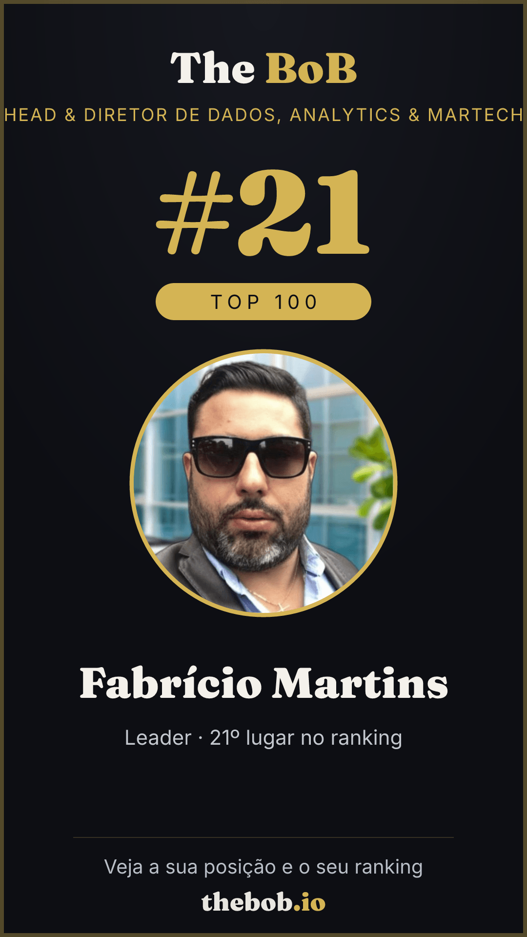 Selo The BoB · Fabrício Martins