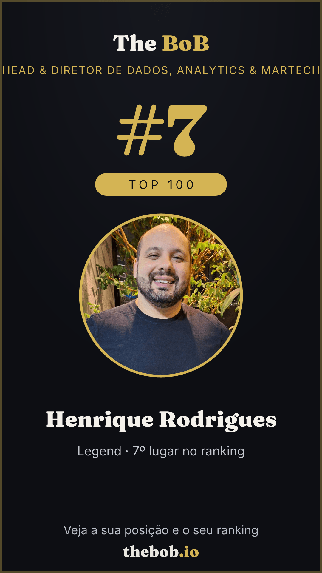 Selo The BoB · Henrique Rodrigues