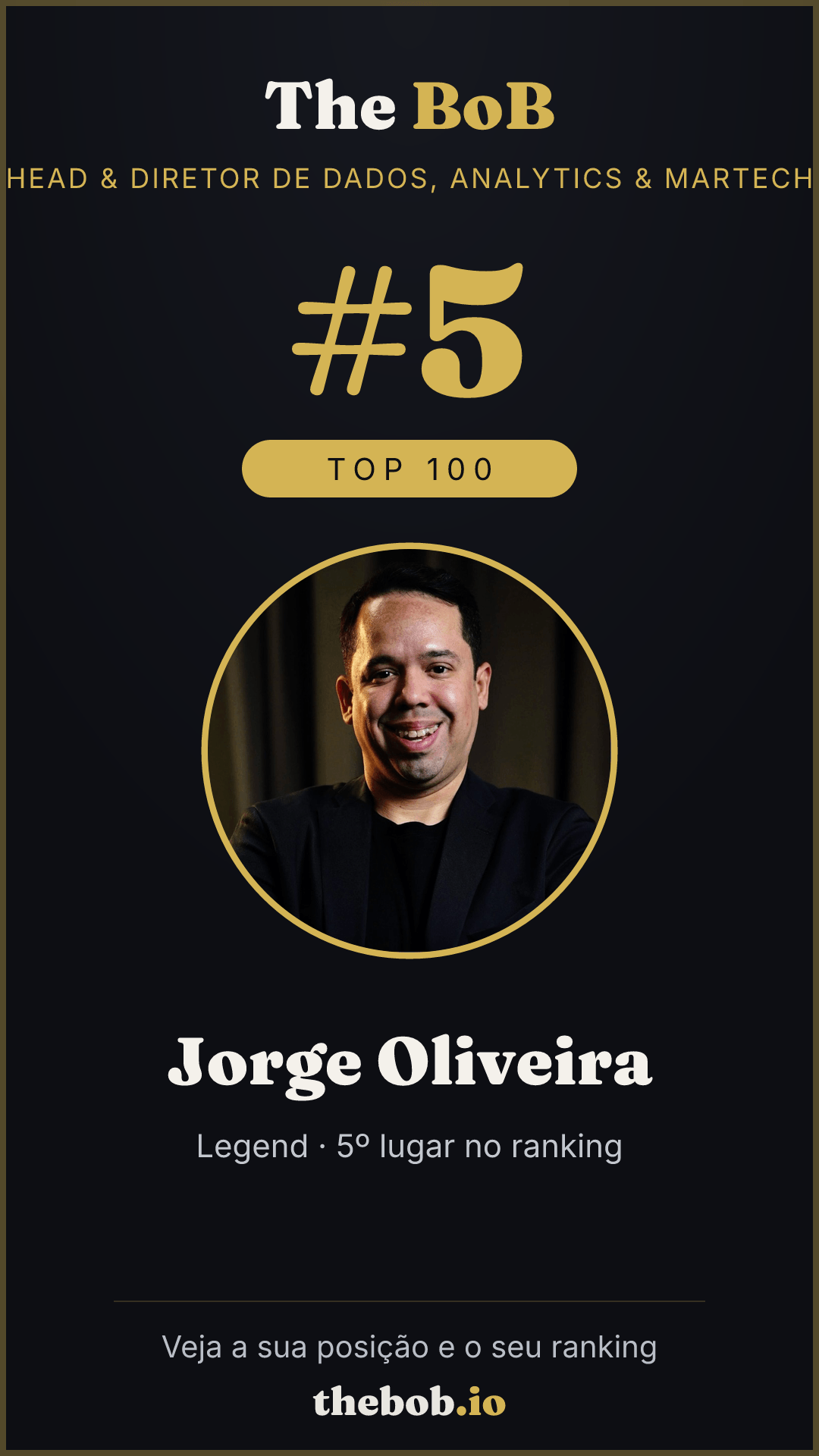 Selo The BoB · Jorge Oliveira
