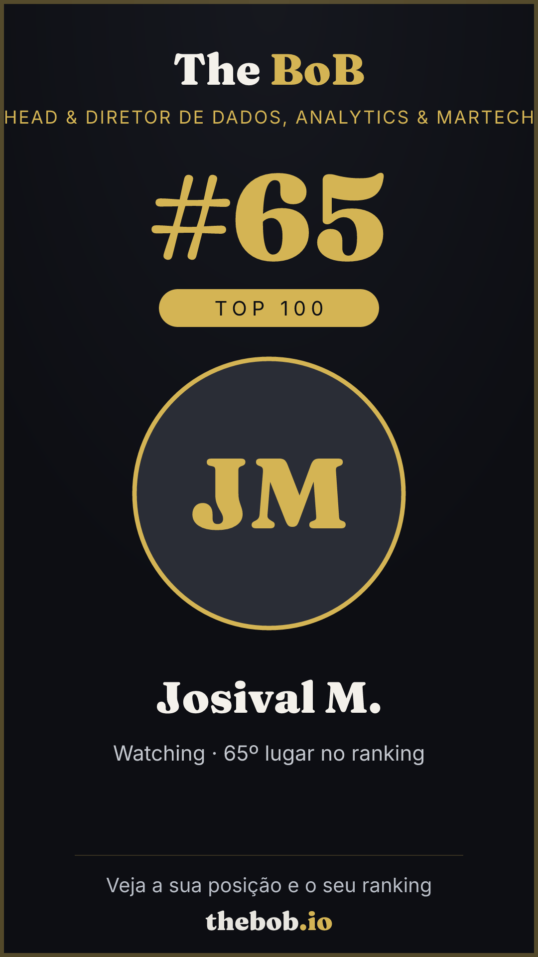 Selo The BoB · Josival M.