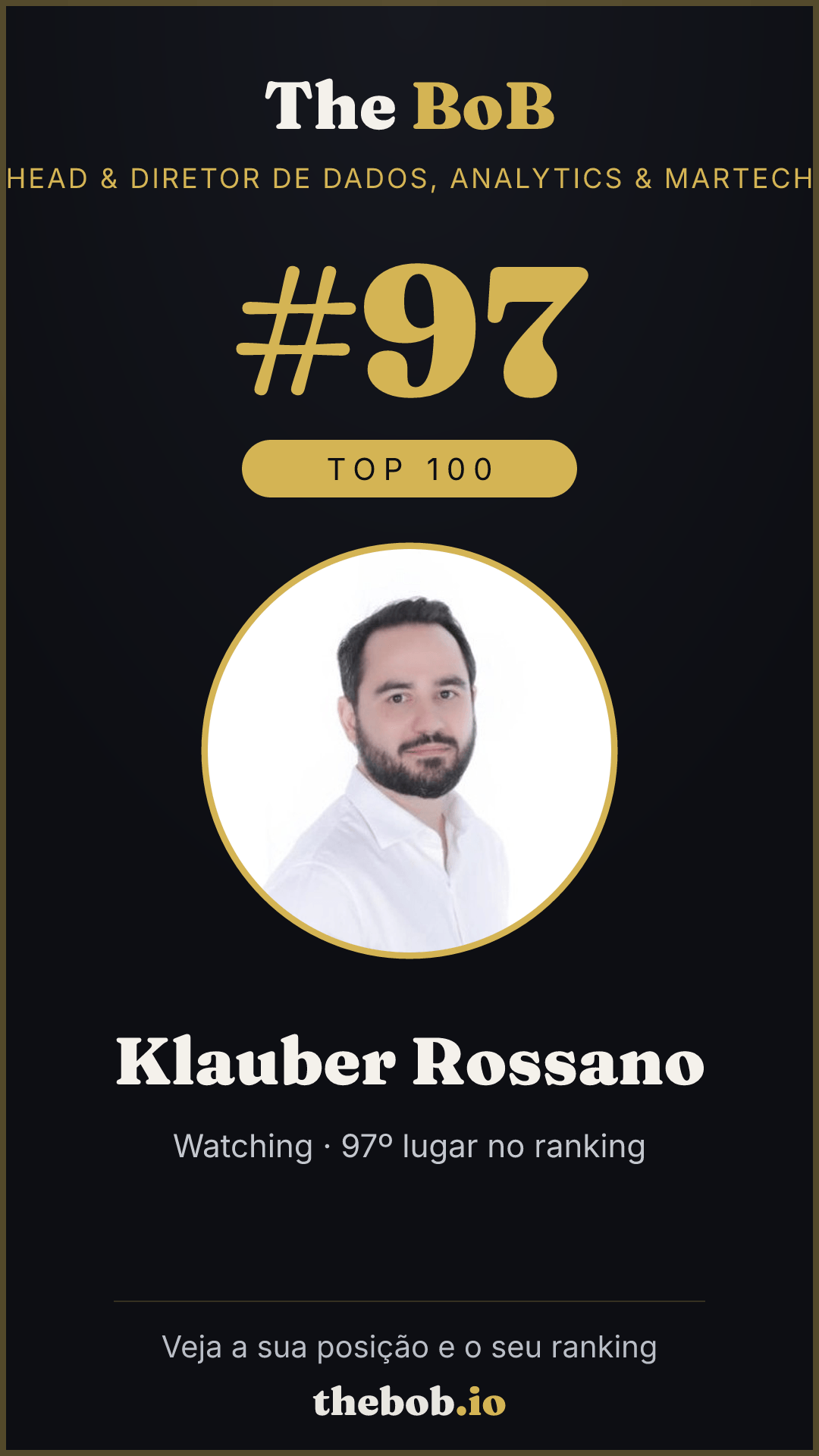 Selo The BoB · Klauber Rossano