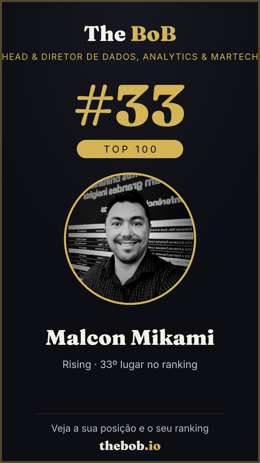 Selo The BoB · Malcon Mikami