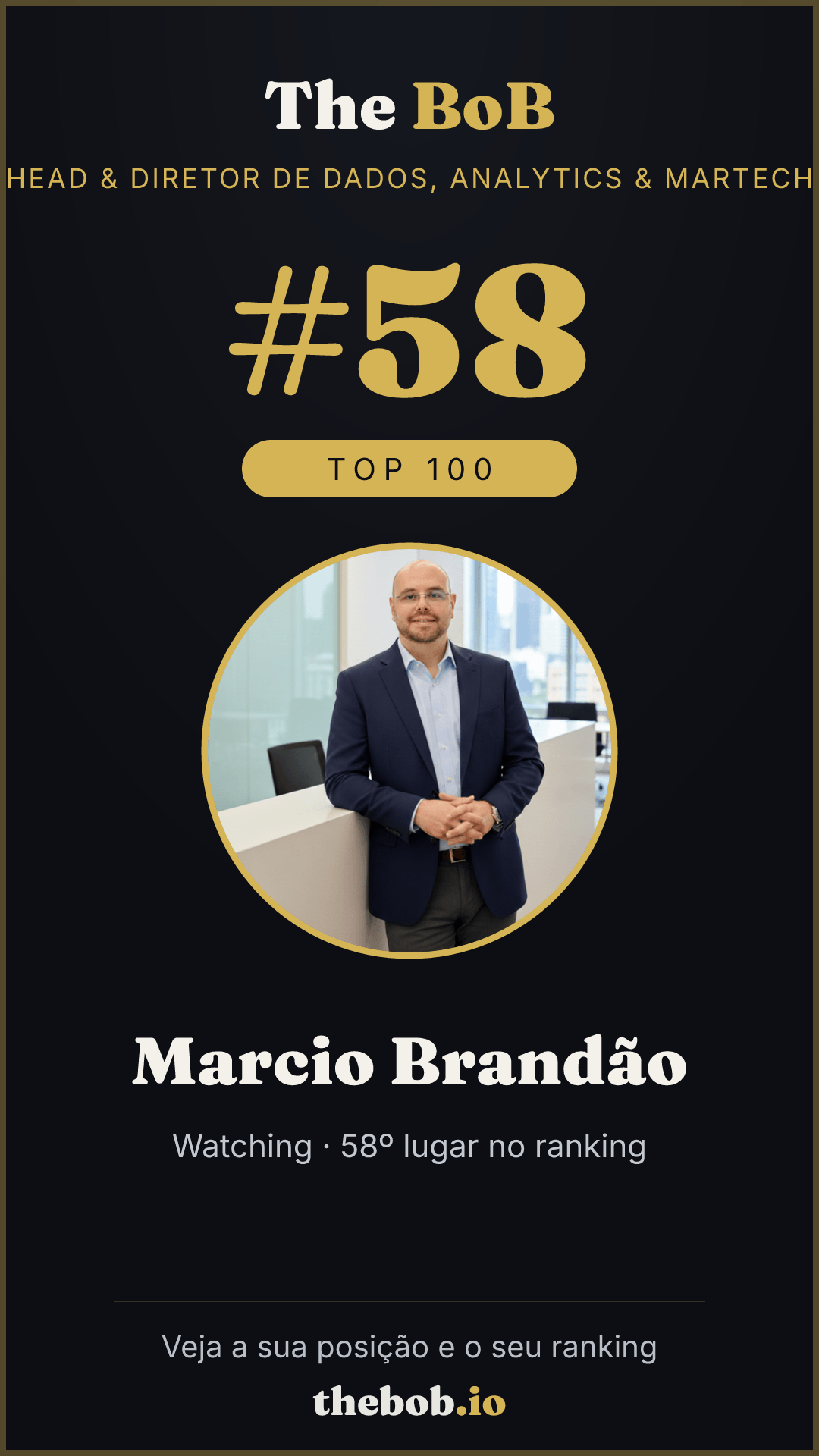 Selo The BoB · Marcio Brandão