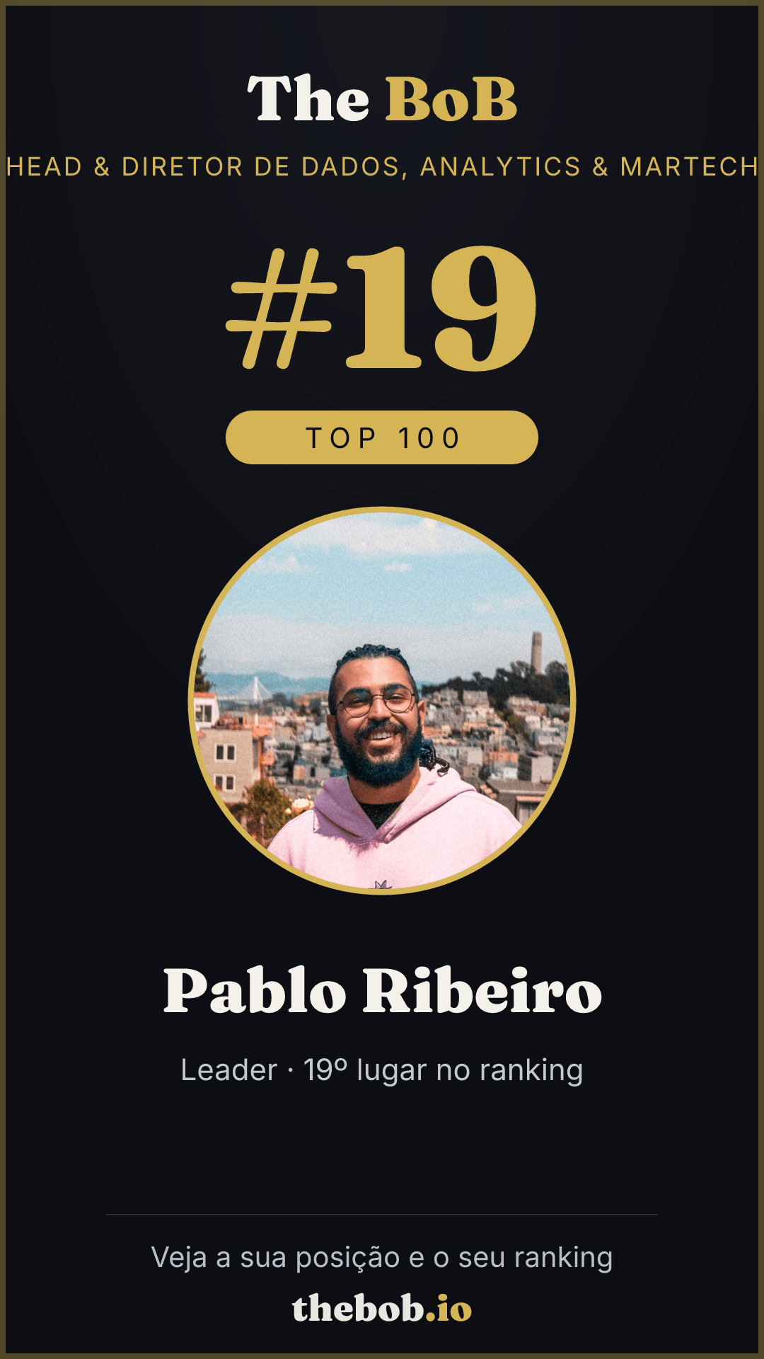 Selo The BoB · Pablo Ribeiro