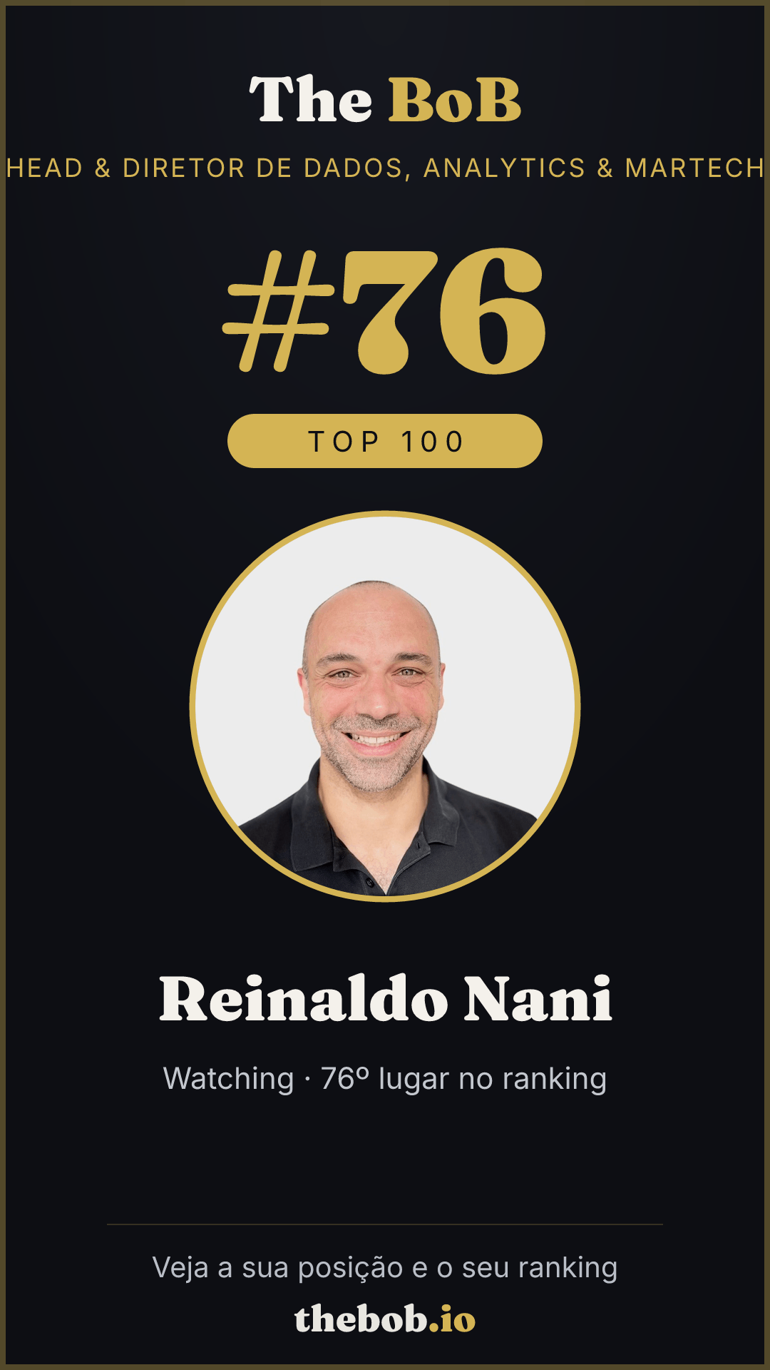 Selo The BoB · Reinaldo Nani