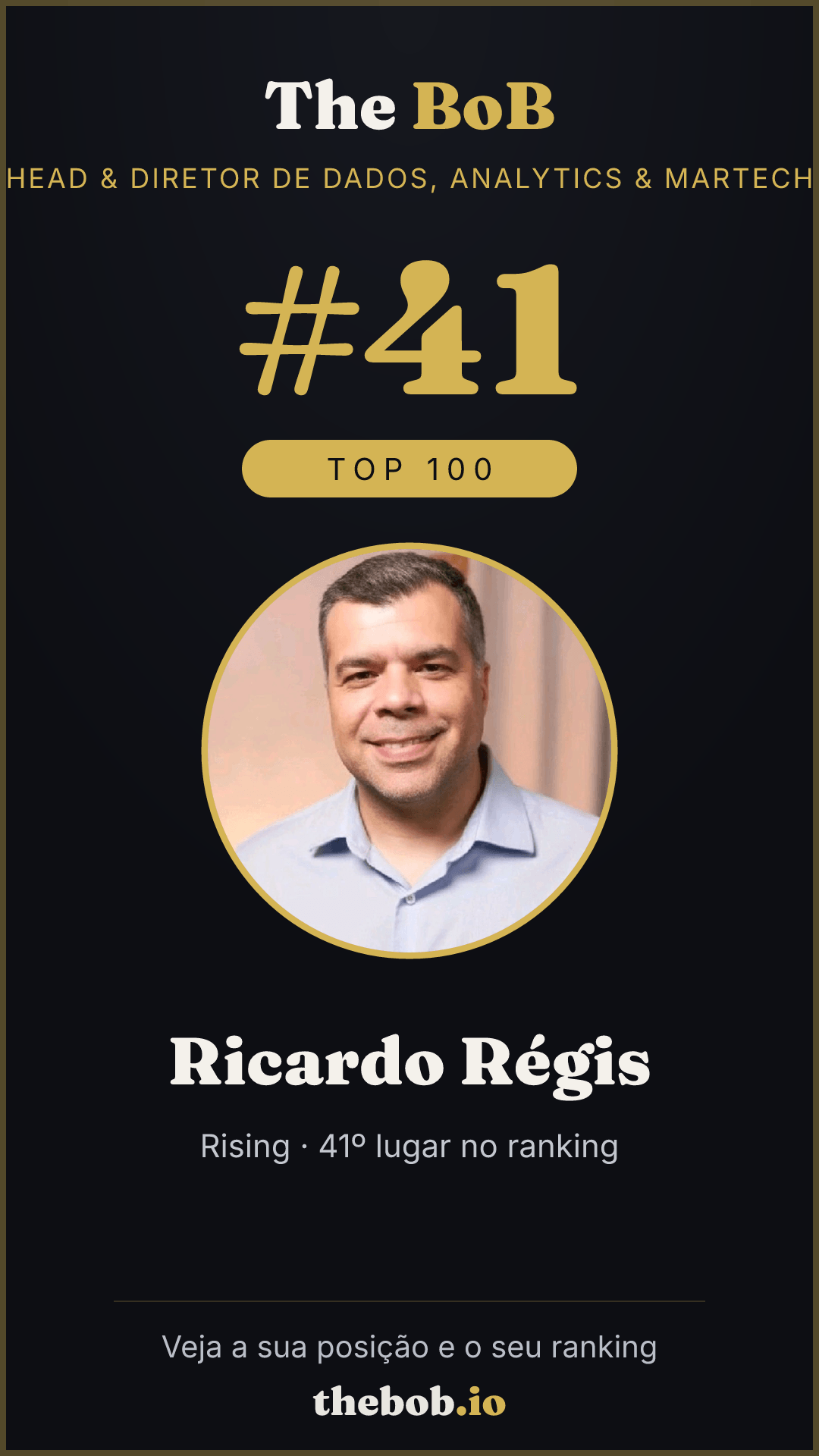 Selo The BoB · Ricardo Régis