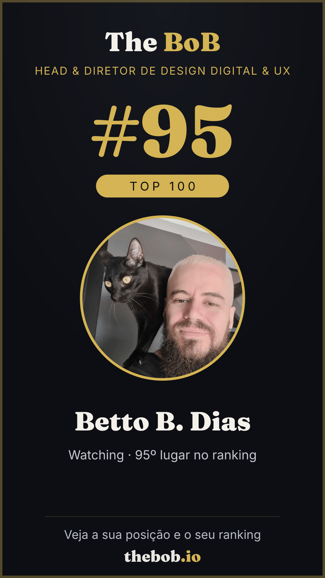 Selo The BoB · Betto B. Dias