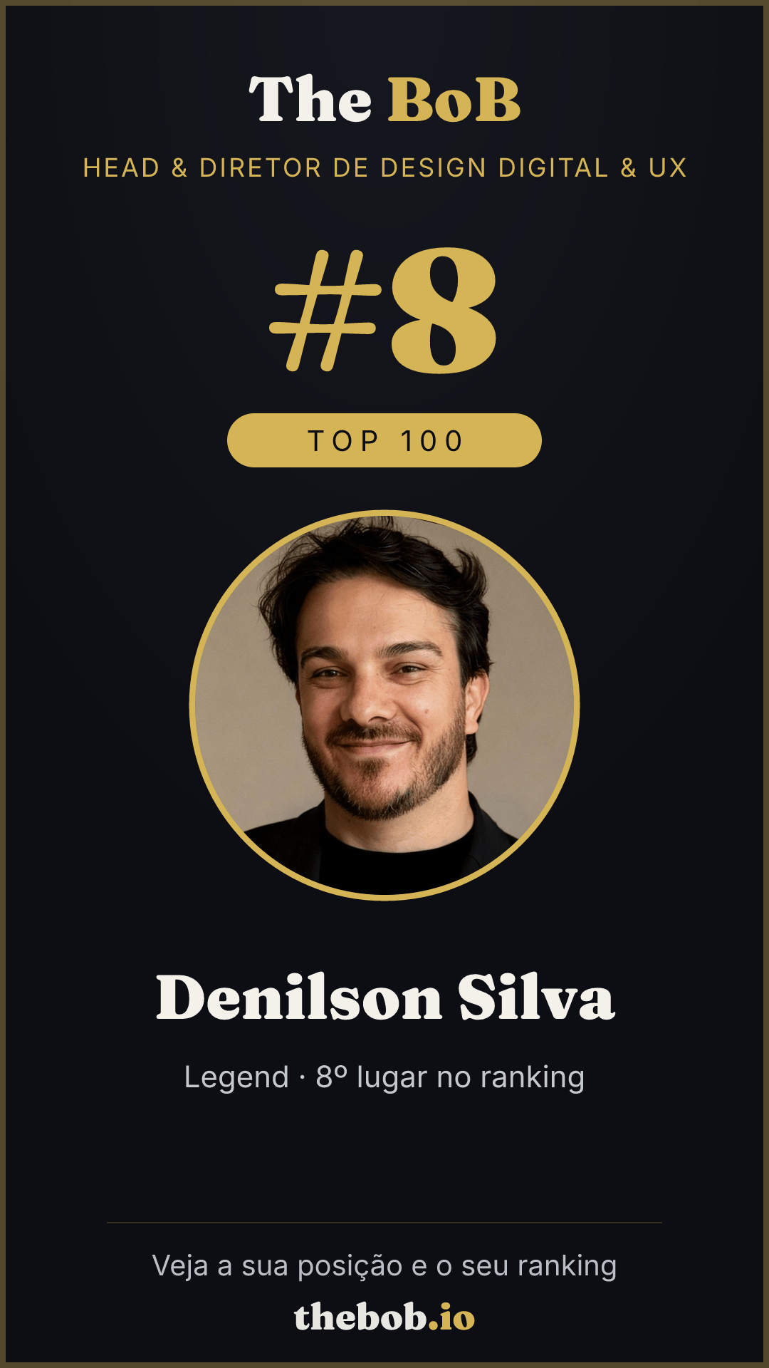 Selo The BoB · Denilson Silva