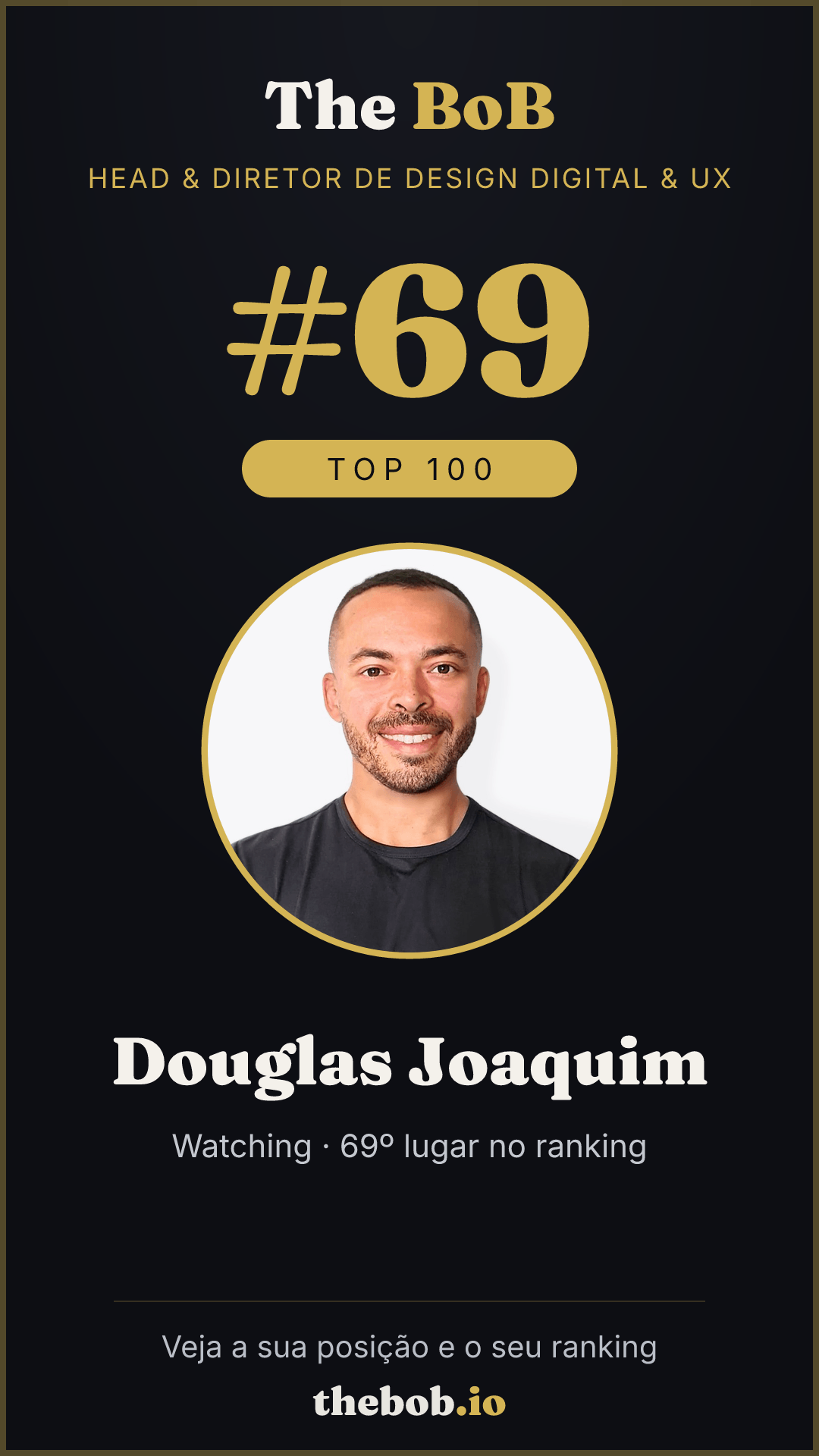 Selo The BoB · Douglas Joaquim