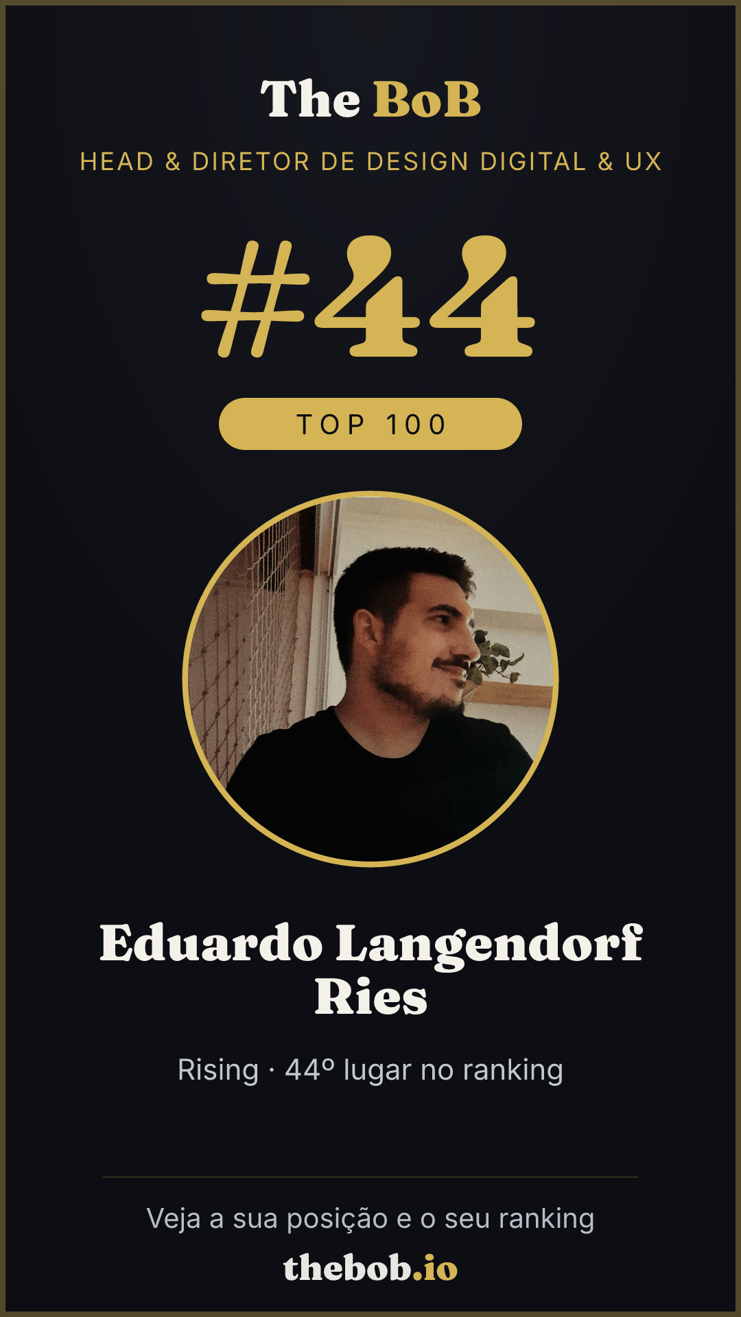 Selo The BoB · Eduardo Langendorf Ries