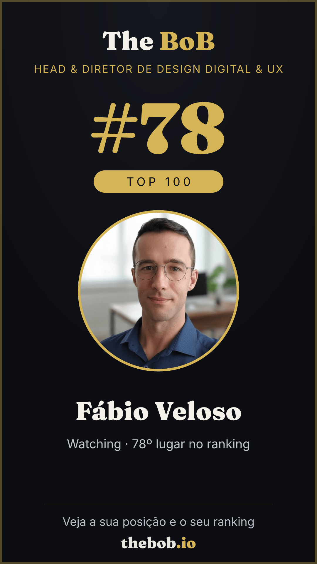Selo The BoB · Fábio Veloso
