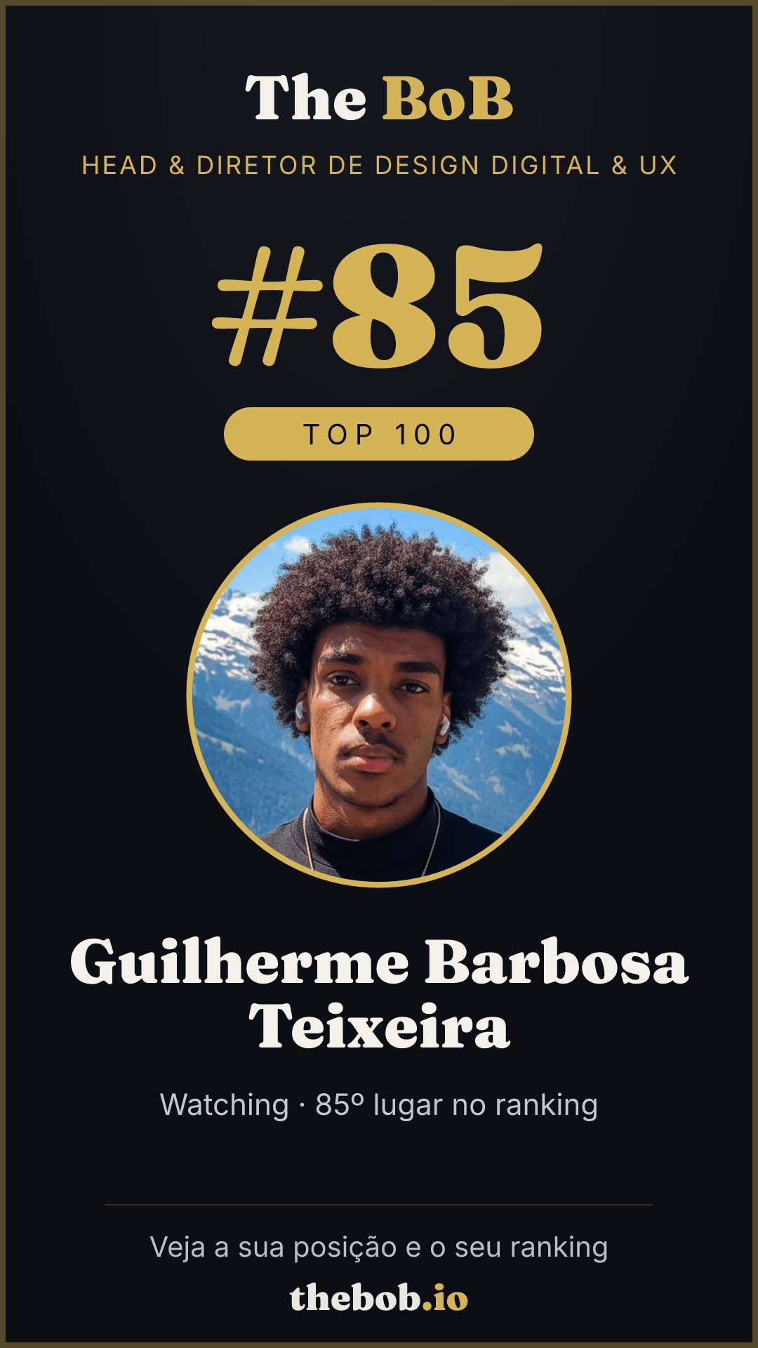 Selo The BoB · Guilherme Barbosa Teixeira