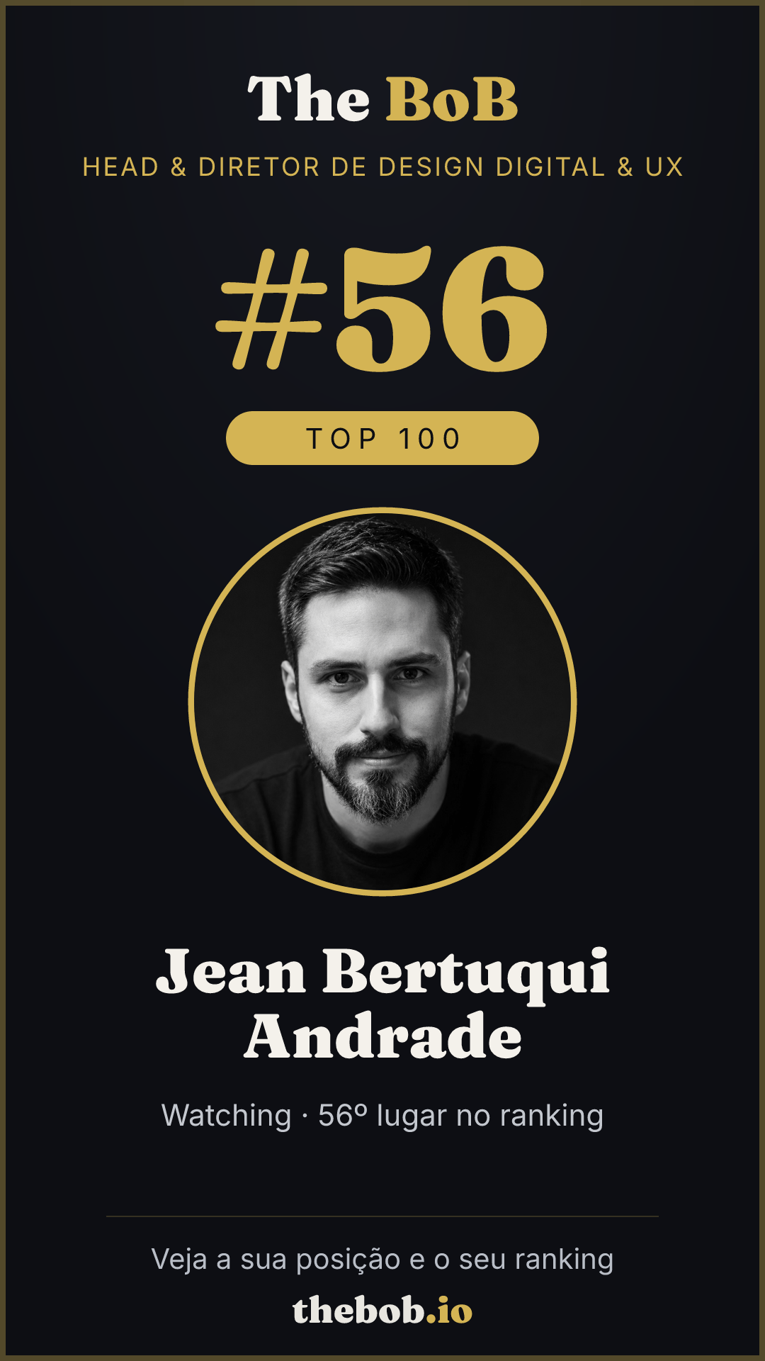 Selo The BoB · Jean Bertuqui Andrade