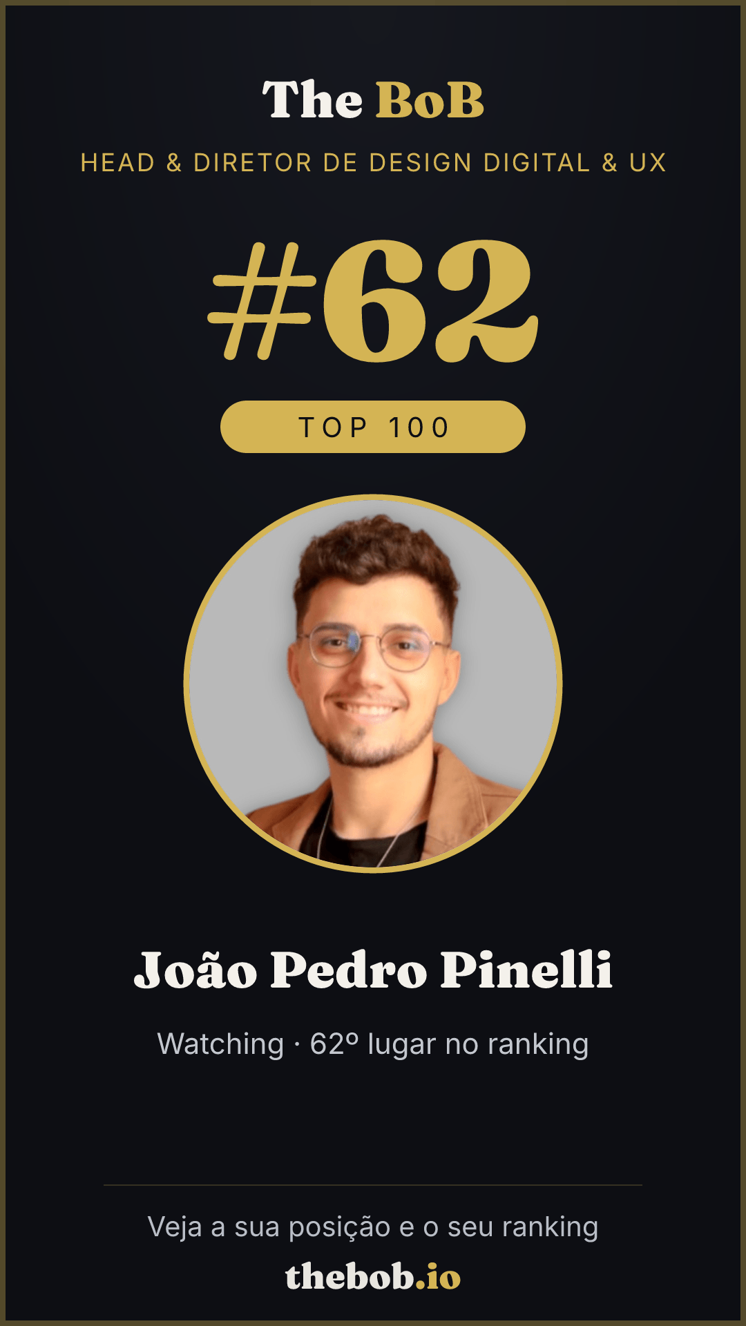 Selo The BoB · João Pedro Pinelli