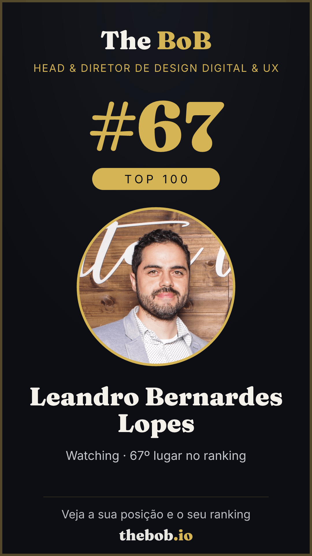 Selo The BoB · Leandro Bernardes Lopes