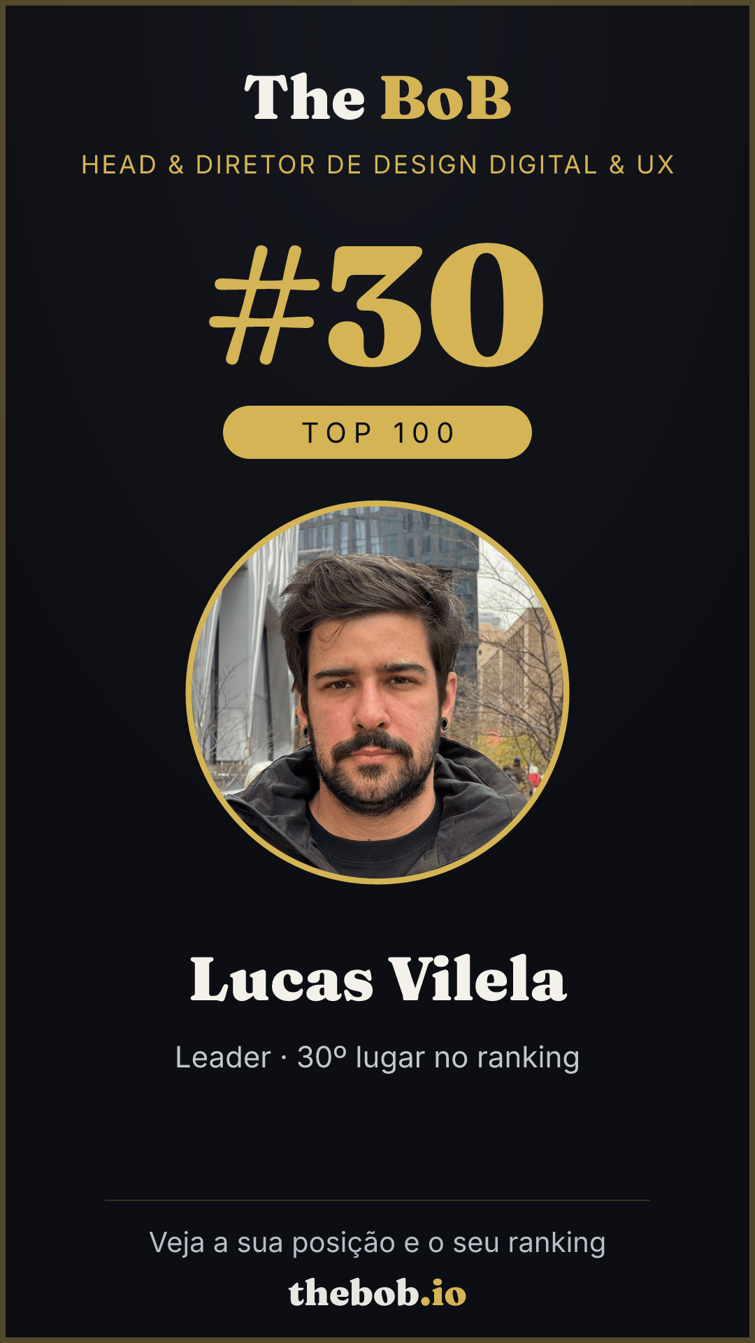 Selo The BoB · Lucas Vilela