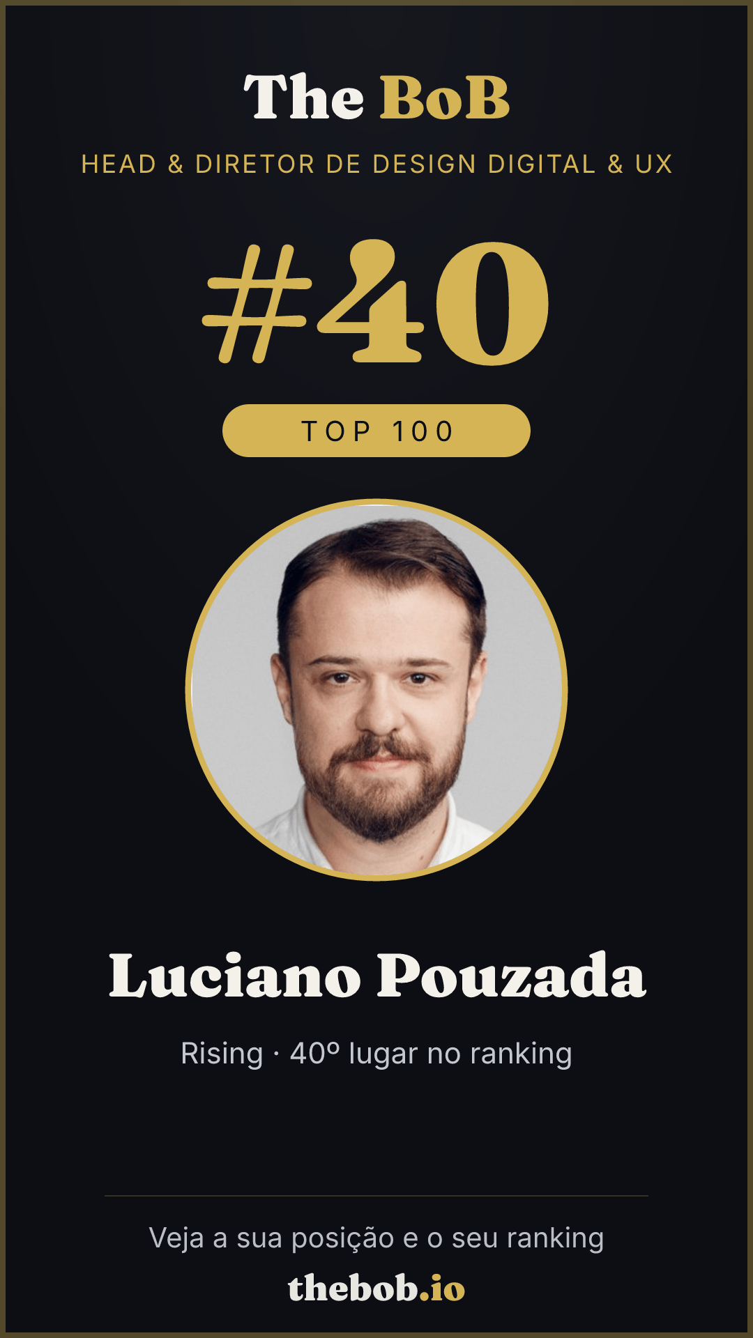 Selo The BoB · Luciano Pouzada