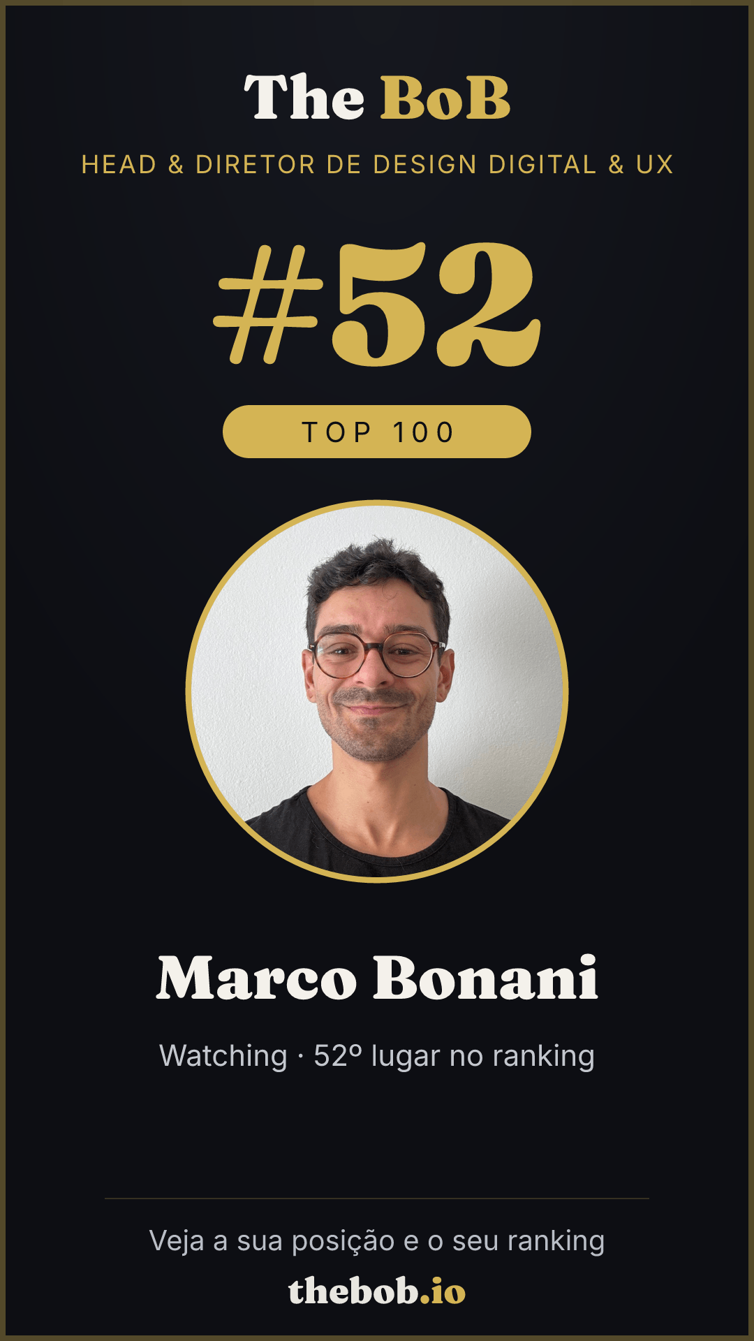 Selo The BoB · Marco Bonani