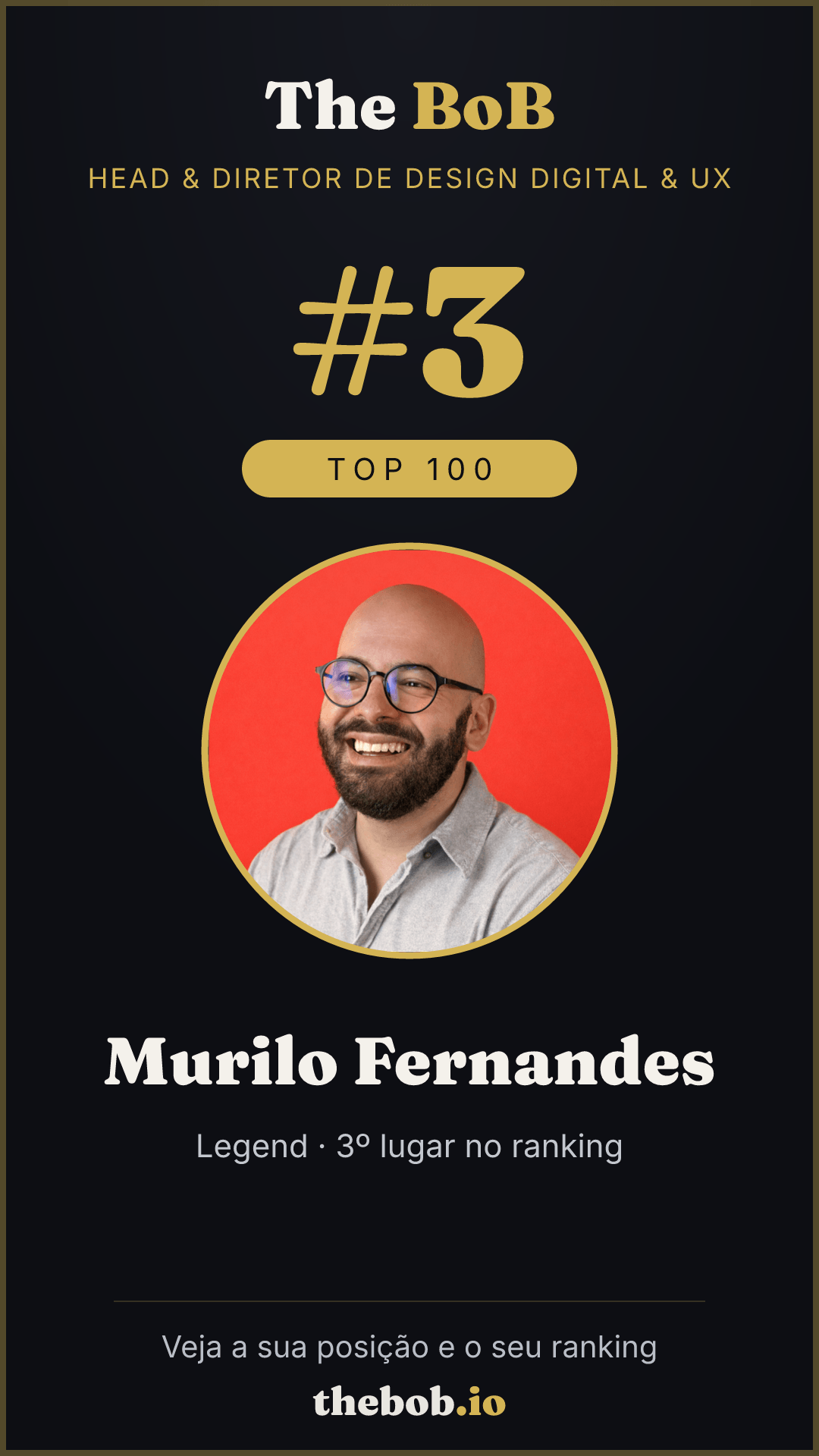 Selo The BoB · Murilo Fernandes