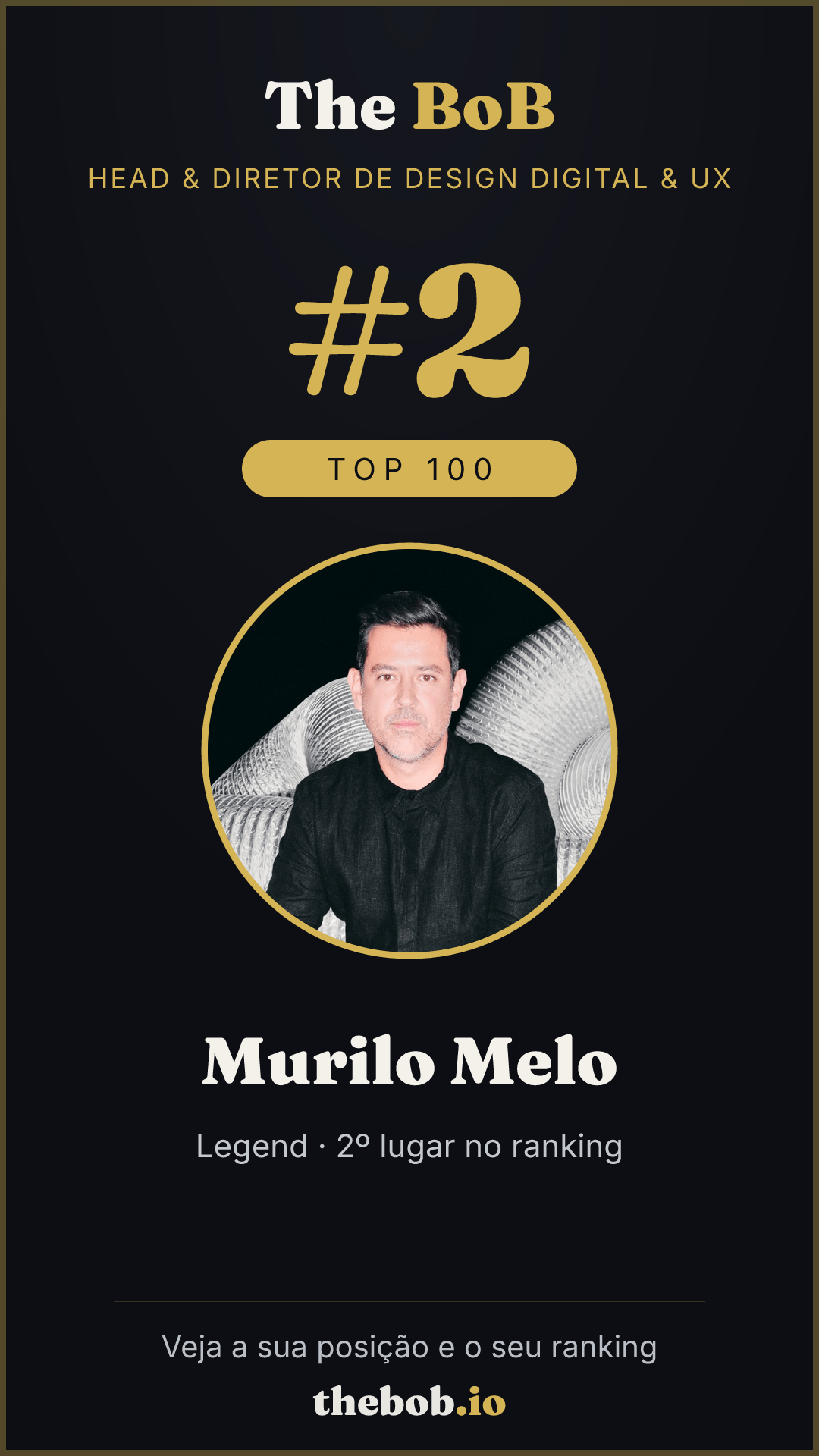 Selo The BoB · Murilo Melo