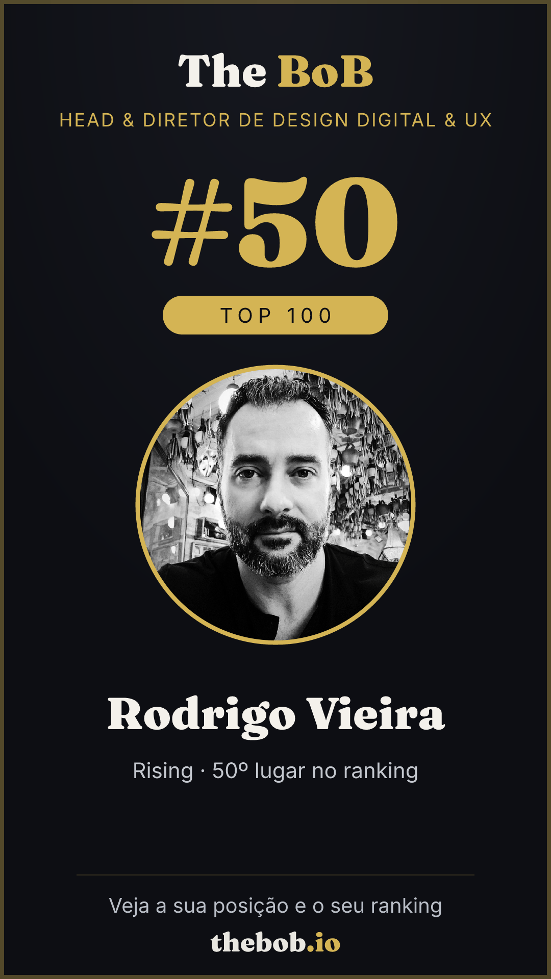 Selo The BoB · Rodrigo Vieira