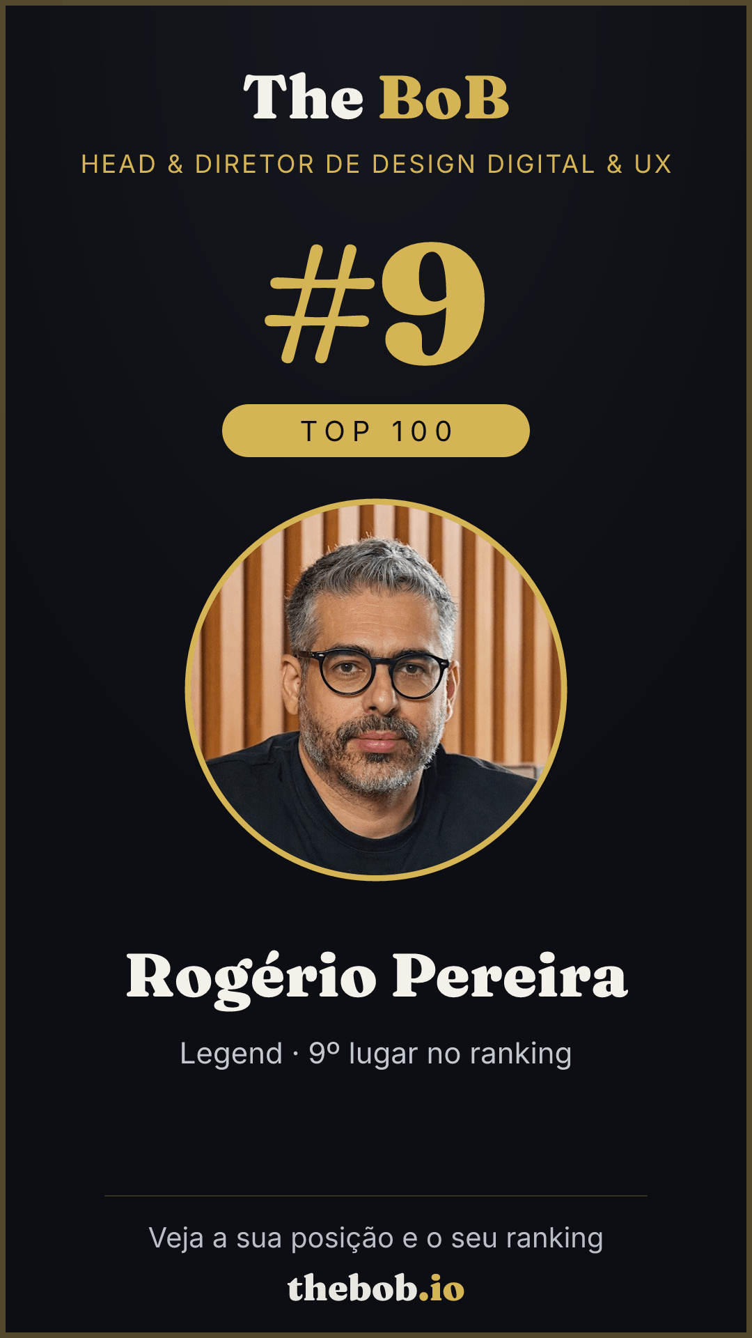 Selo The BoB · Rogério Pereira