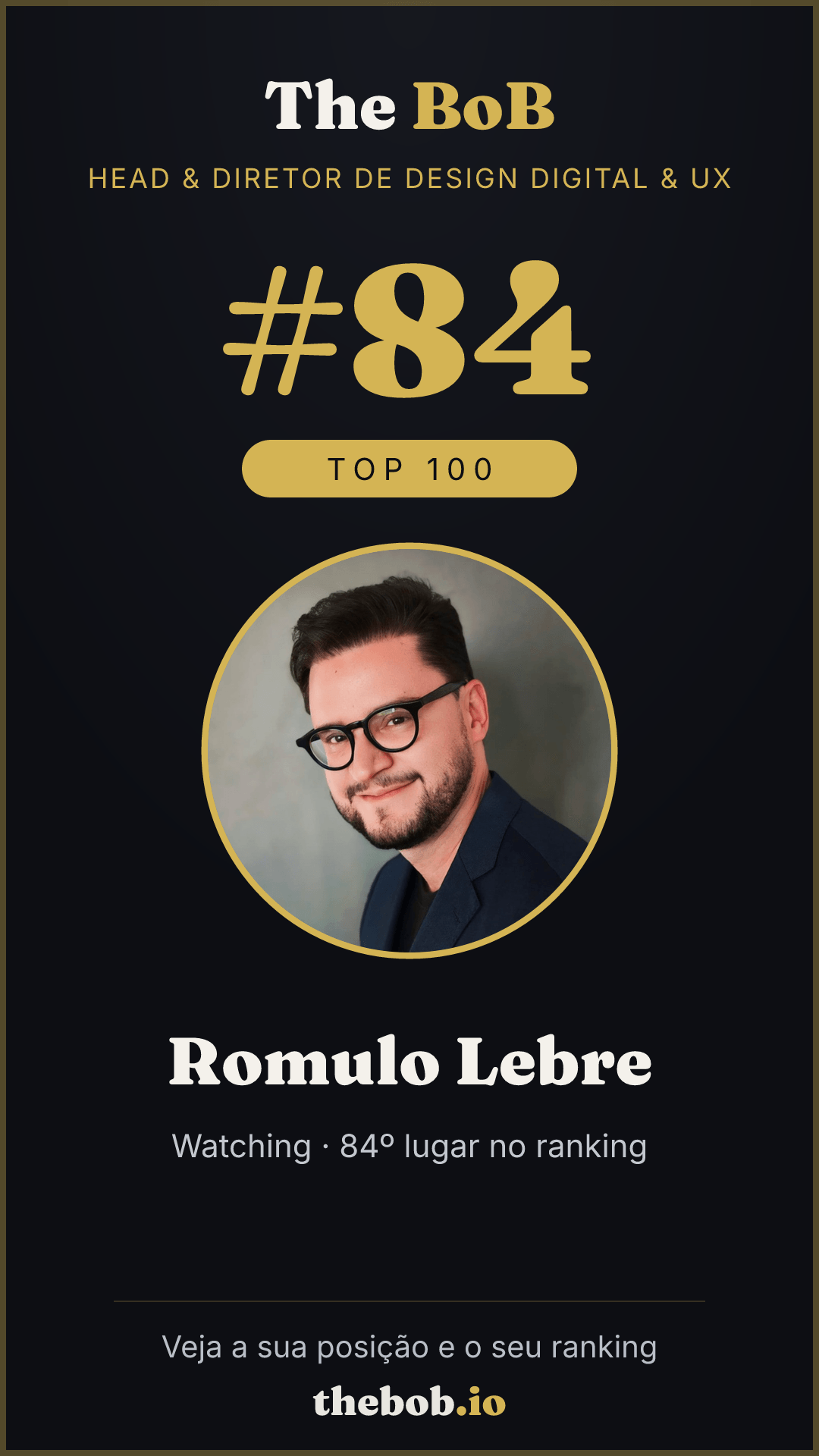Selo The BoB · Romulo Lebre