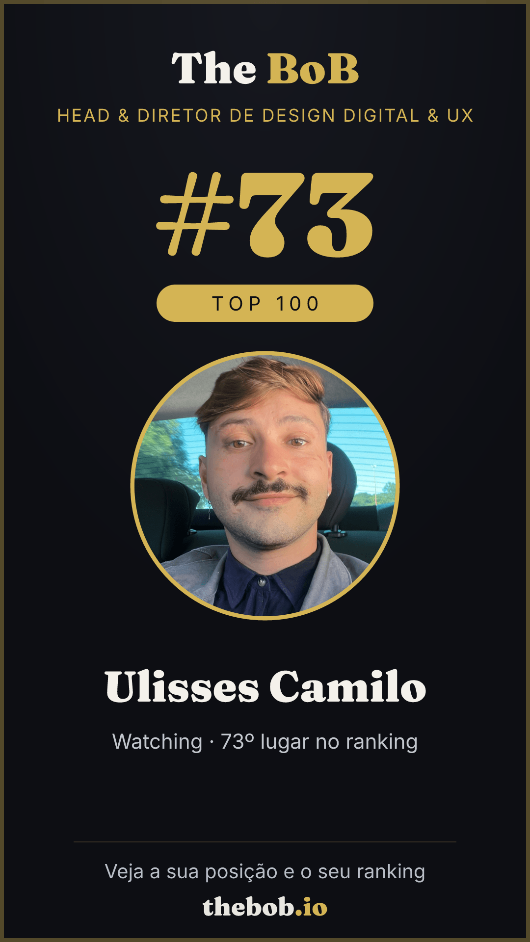 Selo The BoB · Ulisses Camilo