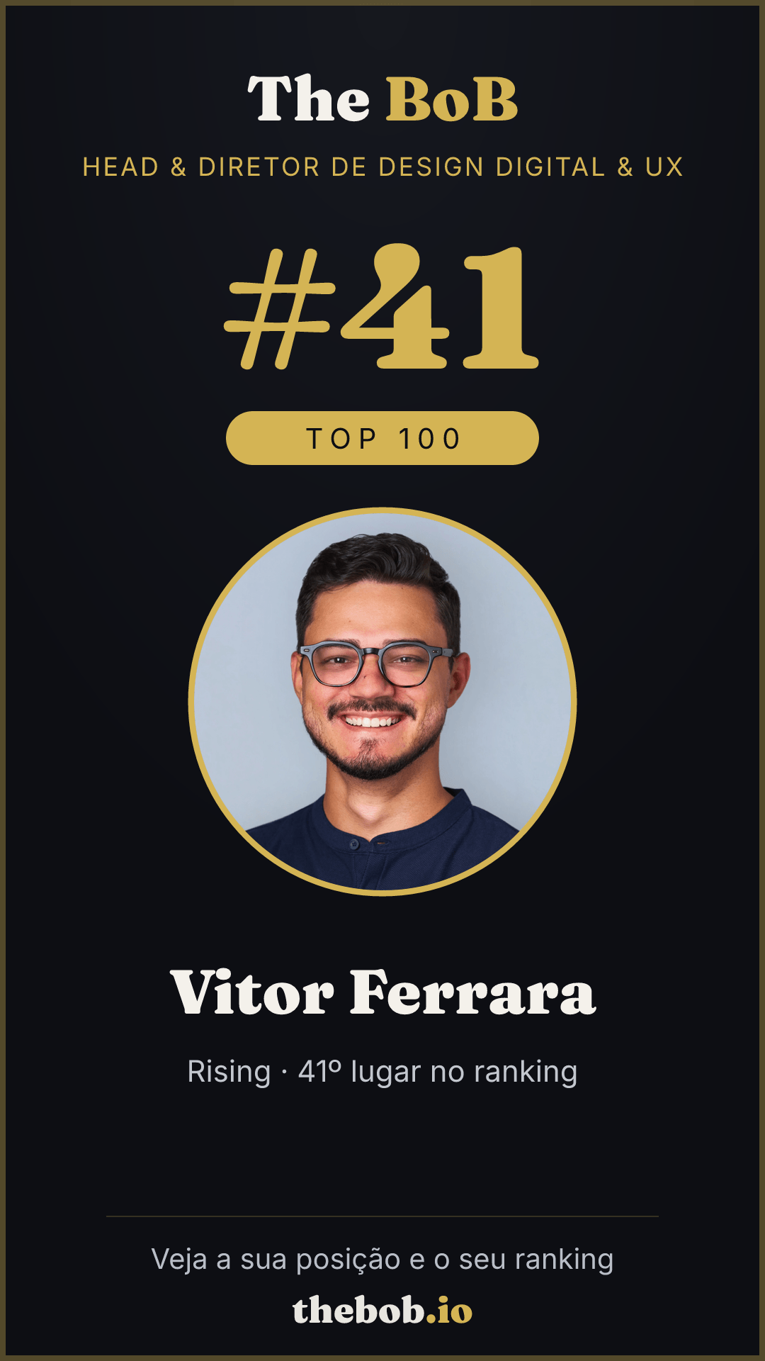 Selo The BoB · Vitor Ferrara