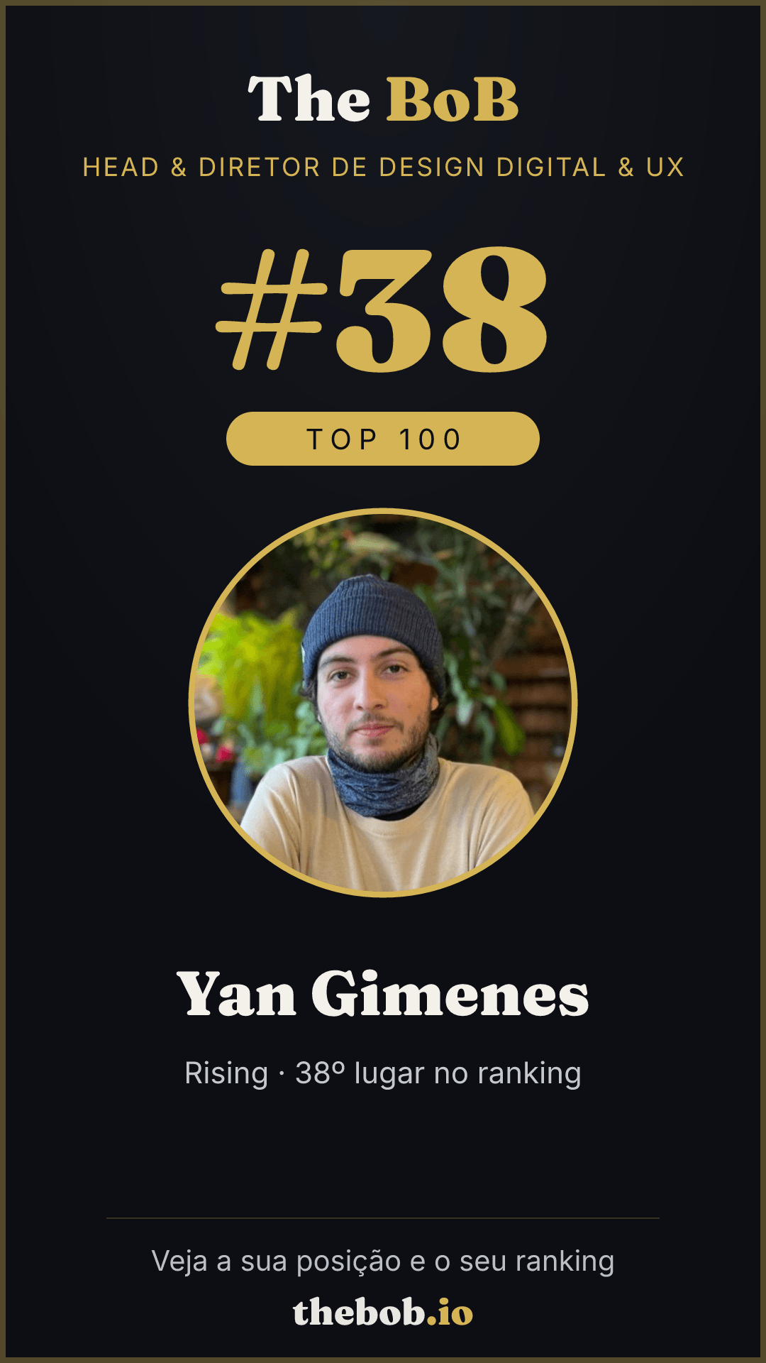 Selo The BoB · Yan Gimenes