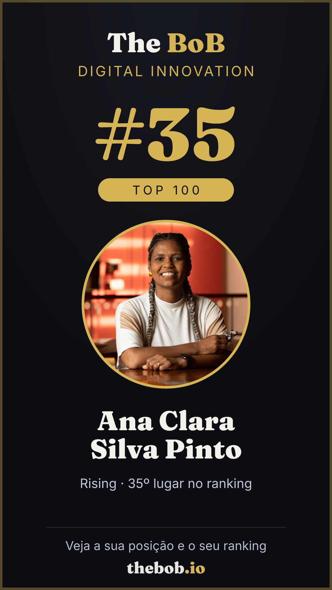 Selo The BoB · Ana Clara Silva Pinto