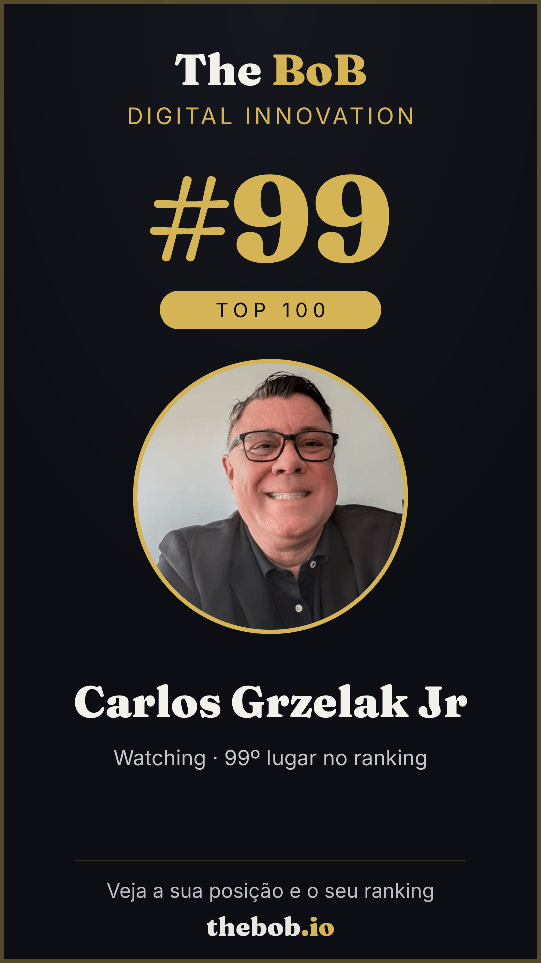 Selo The BoB · Carlos Grzelak Jr