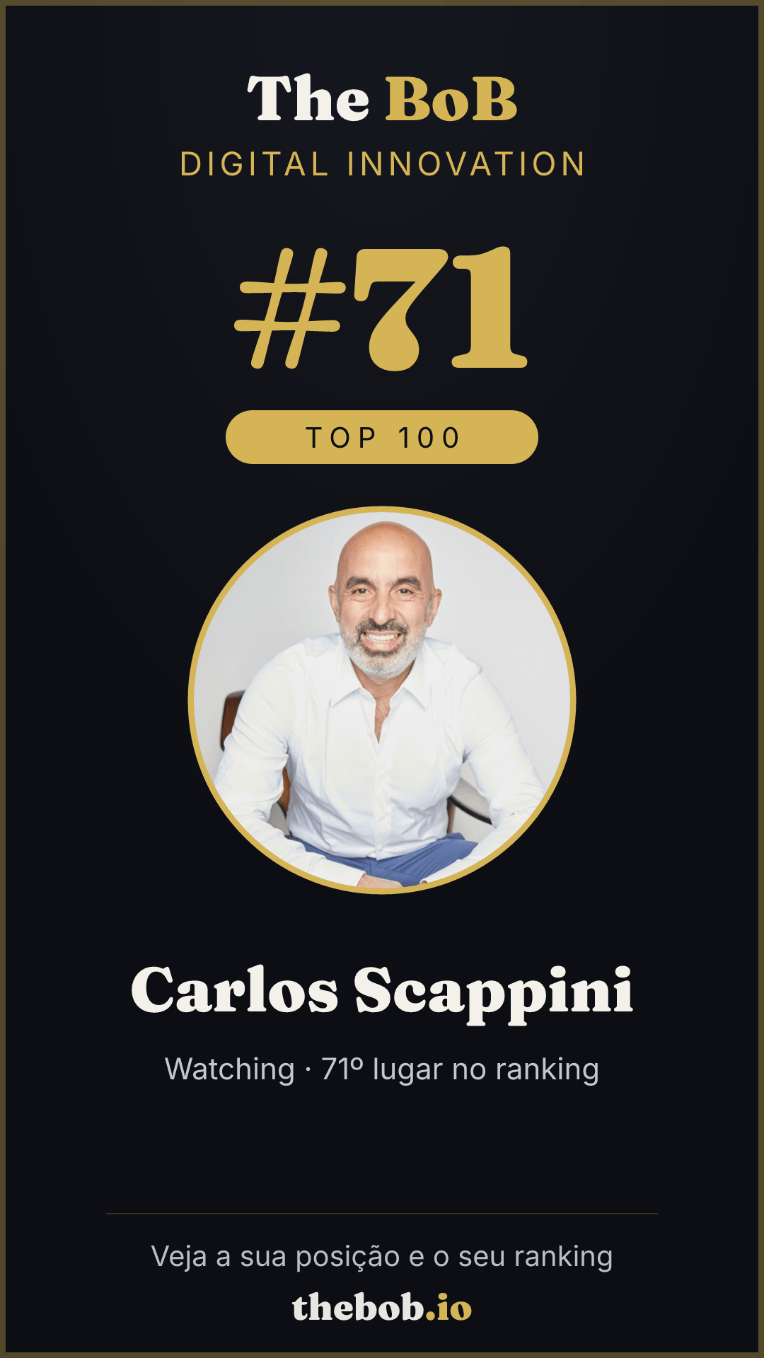 Selo The BoB · Carlos Scappini
