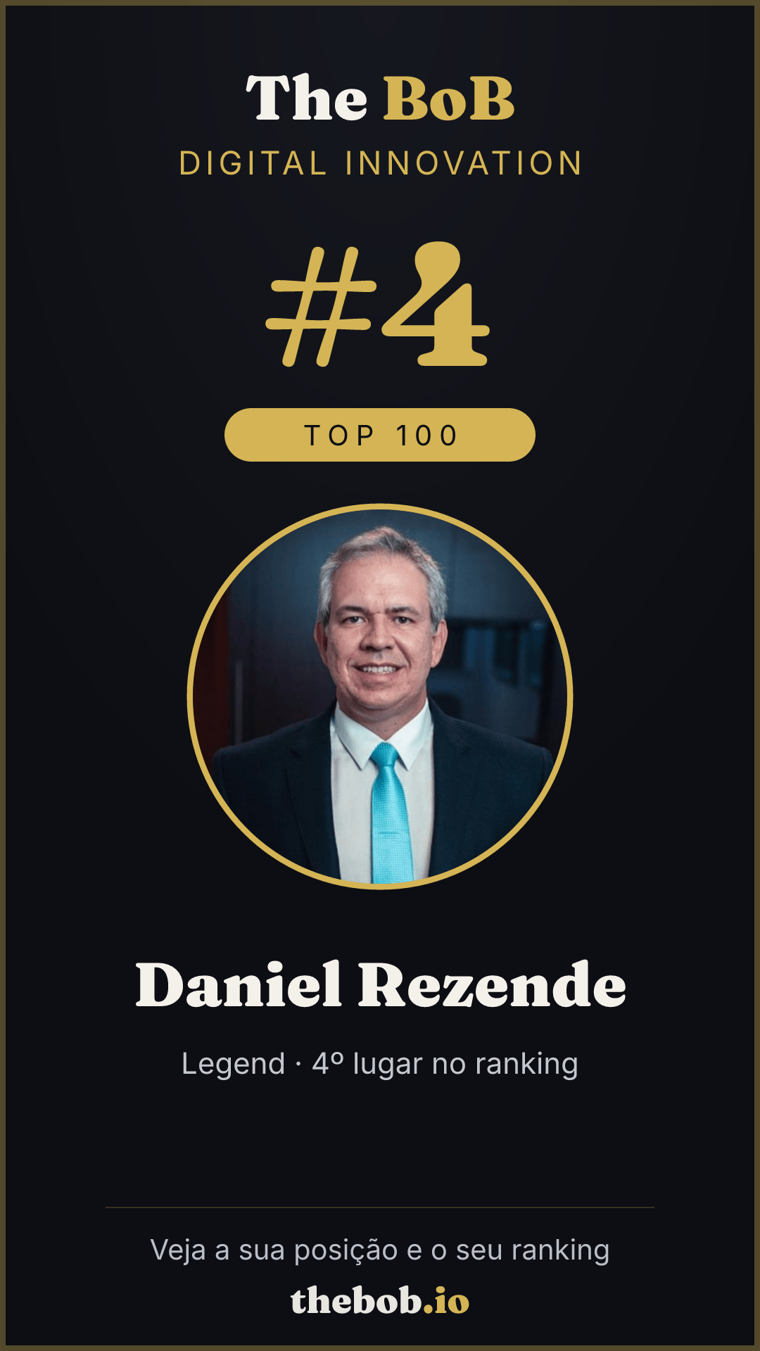 Selo The BoB · Daniel Rezende