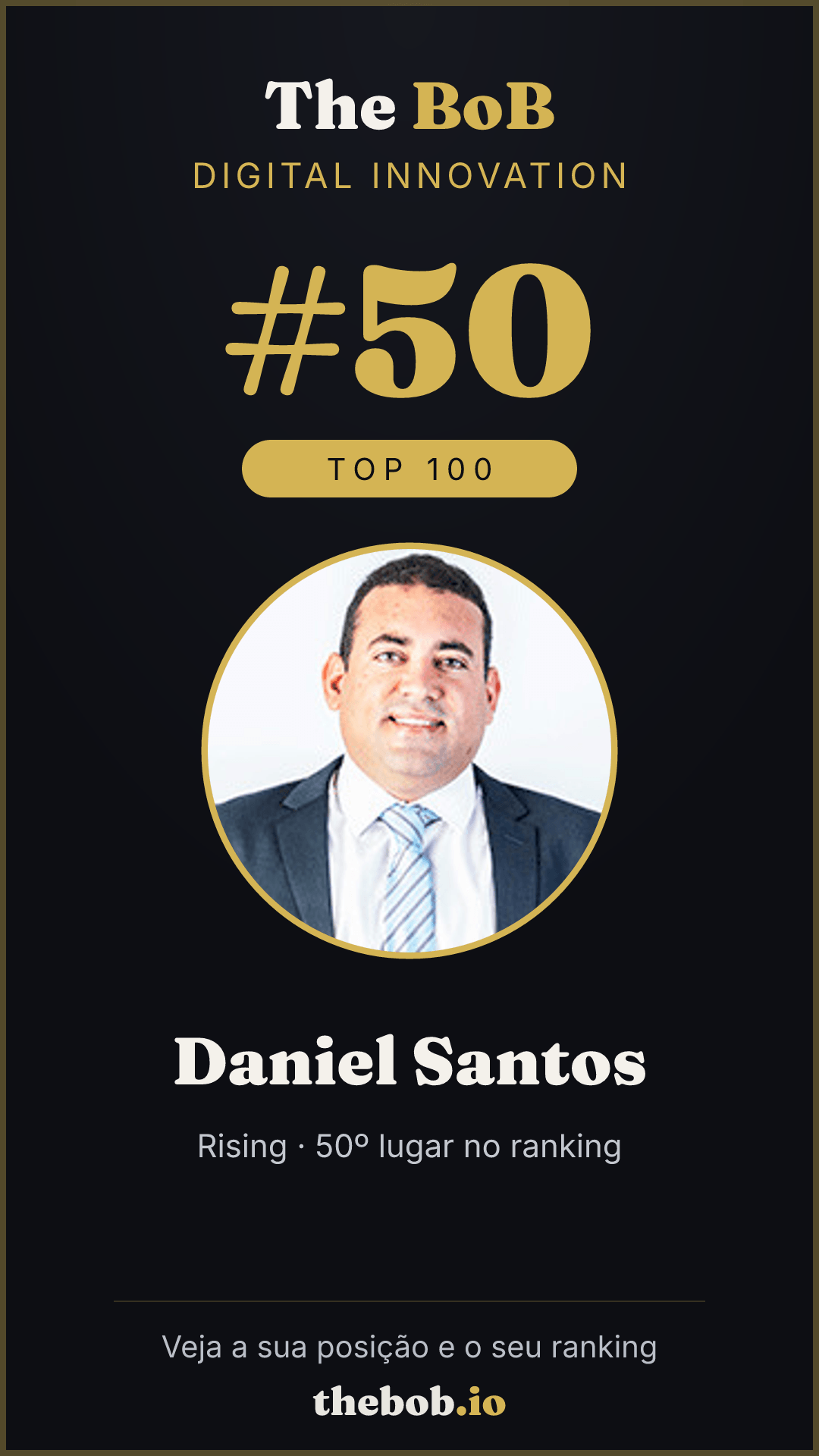 Selo The BoB · Daniel Santos