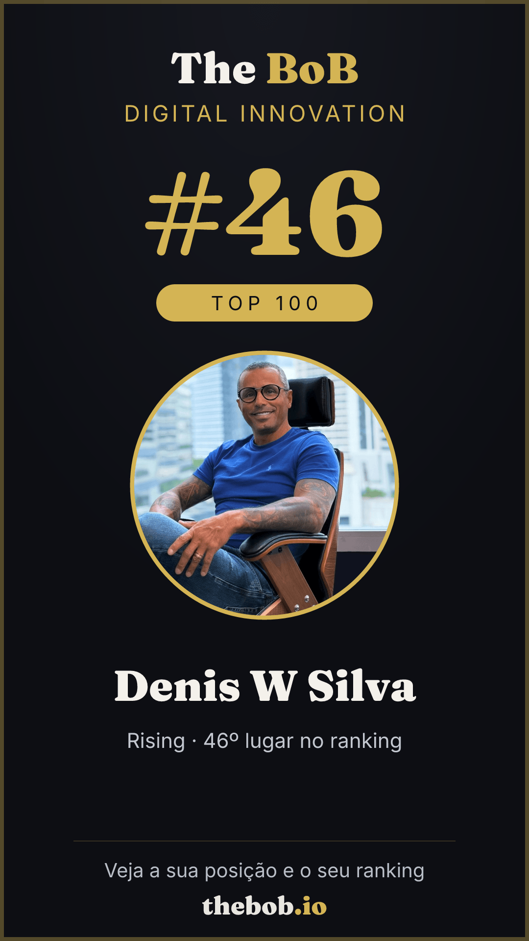 Selo The BoB · Denis W Silva