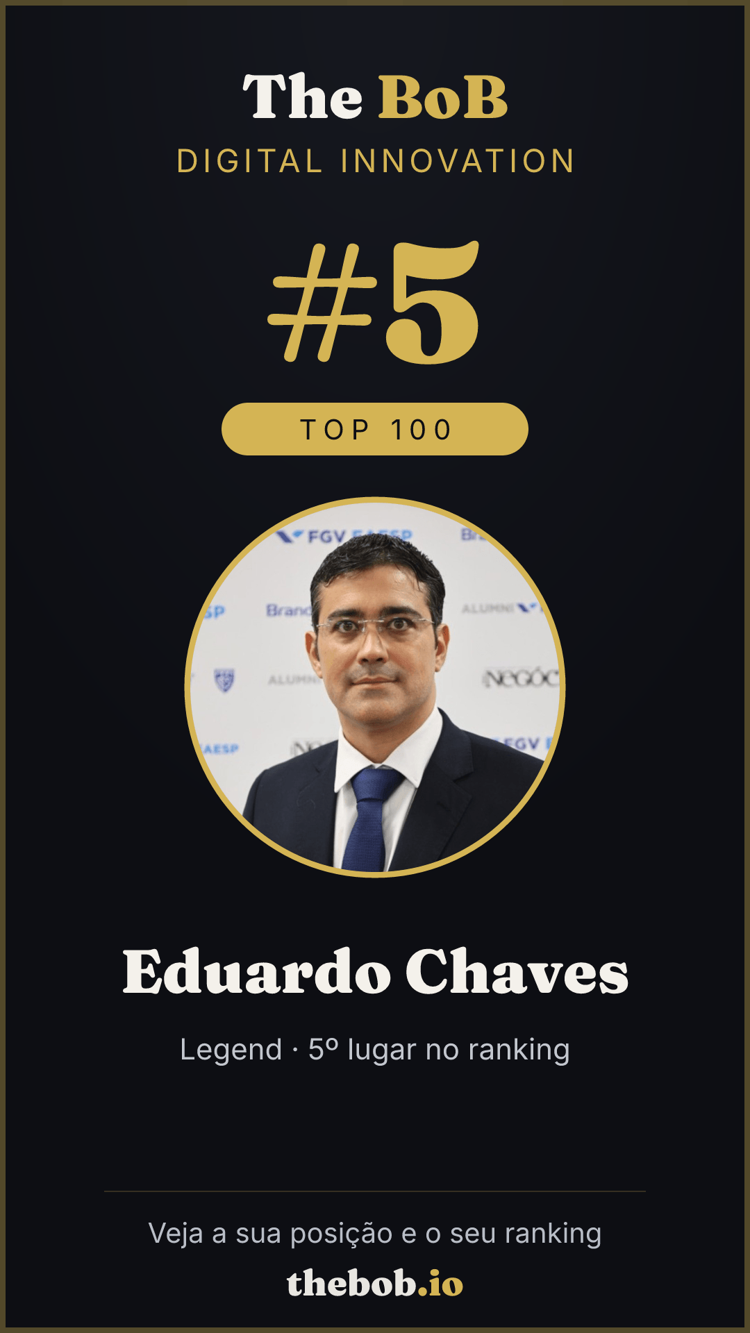 Selo The BoB · Eduardo Chaves