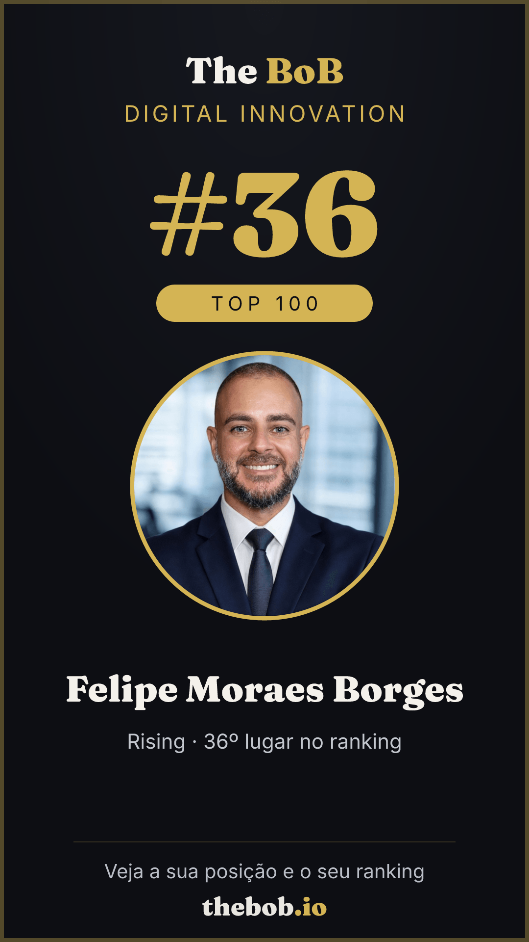 Selo The BoB · Felipe Moraes Borges