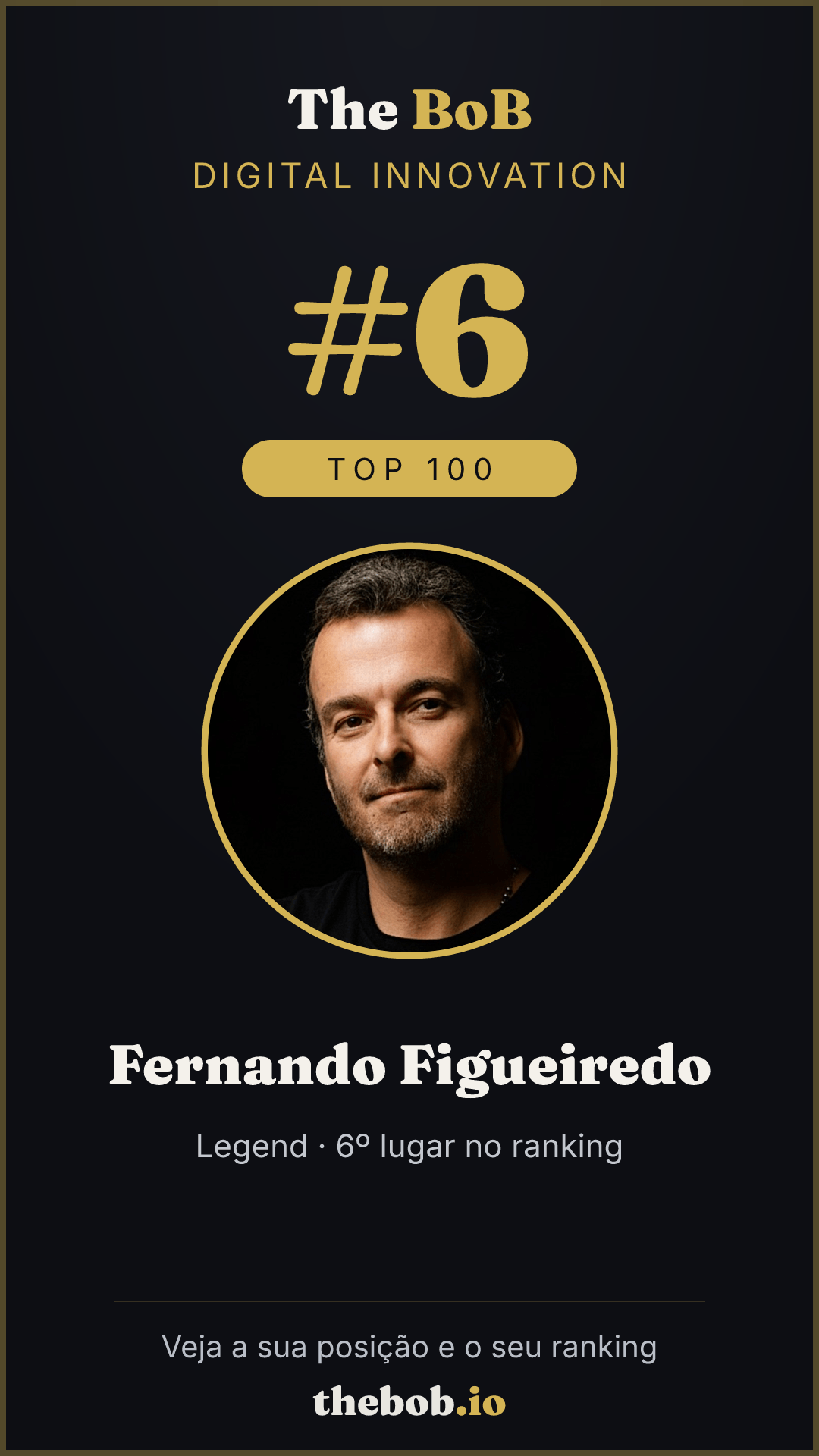 Selo The BoB · Fernando Figueiredo