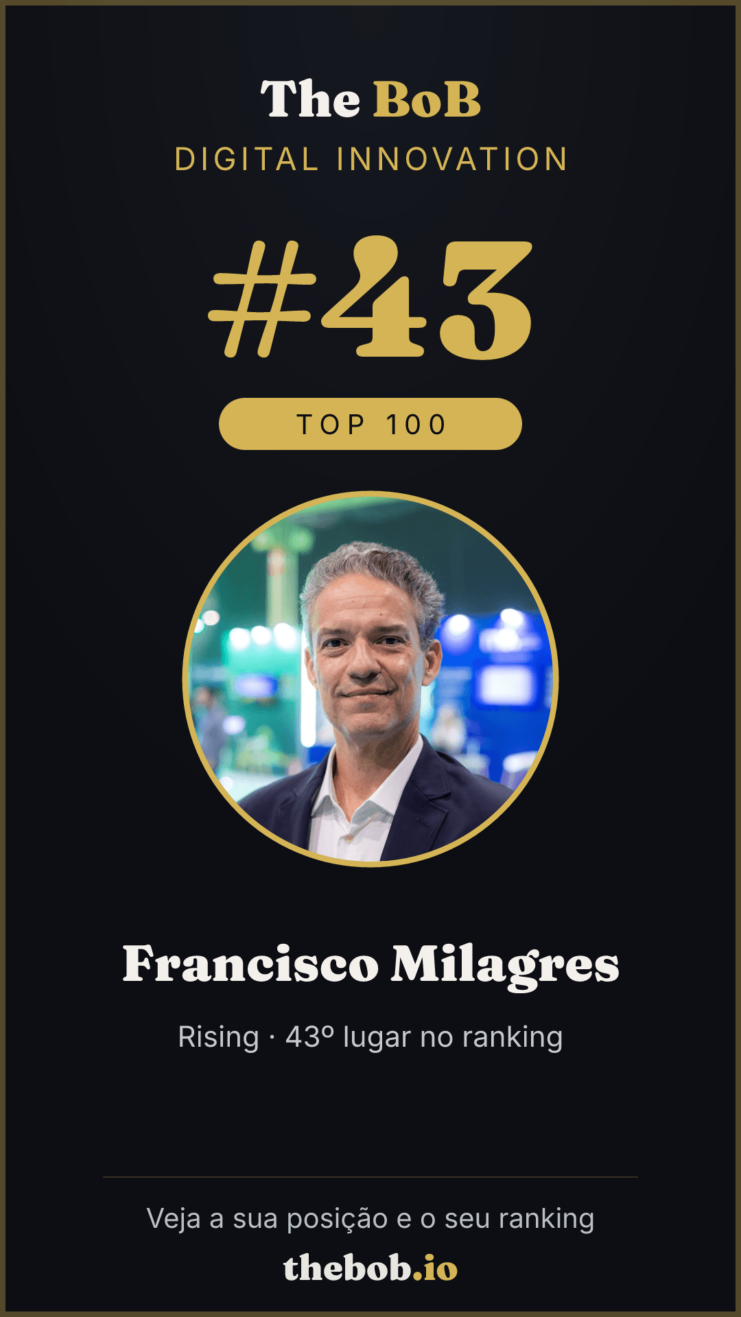 Selo The BoB · Francisco Milagres