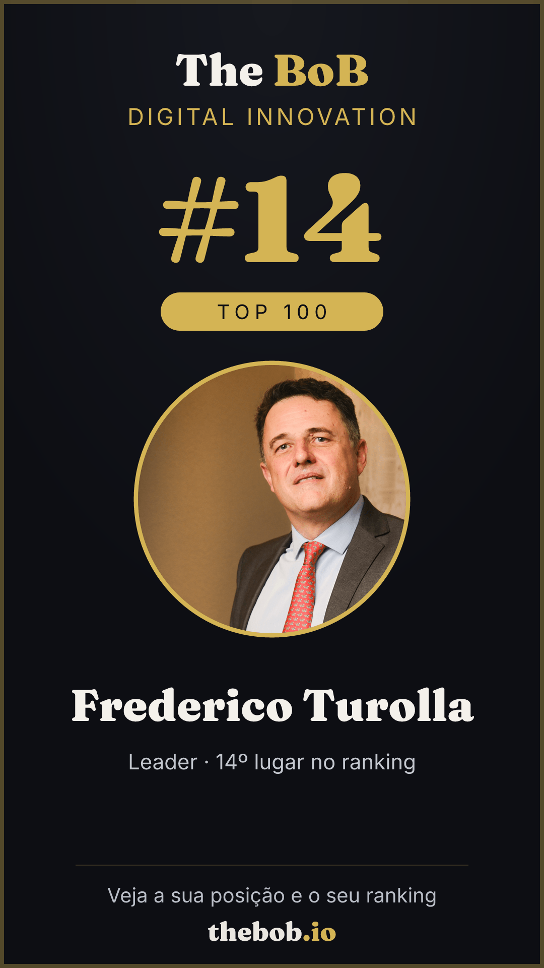 Selo The BoB · Frederico Turolla